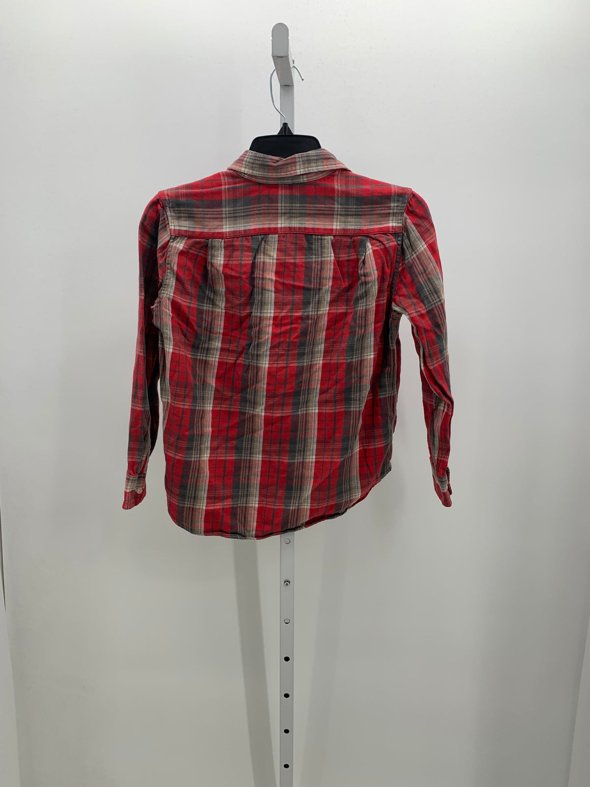 PLAID BTN DOWN
