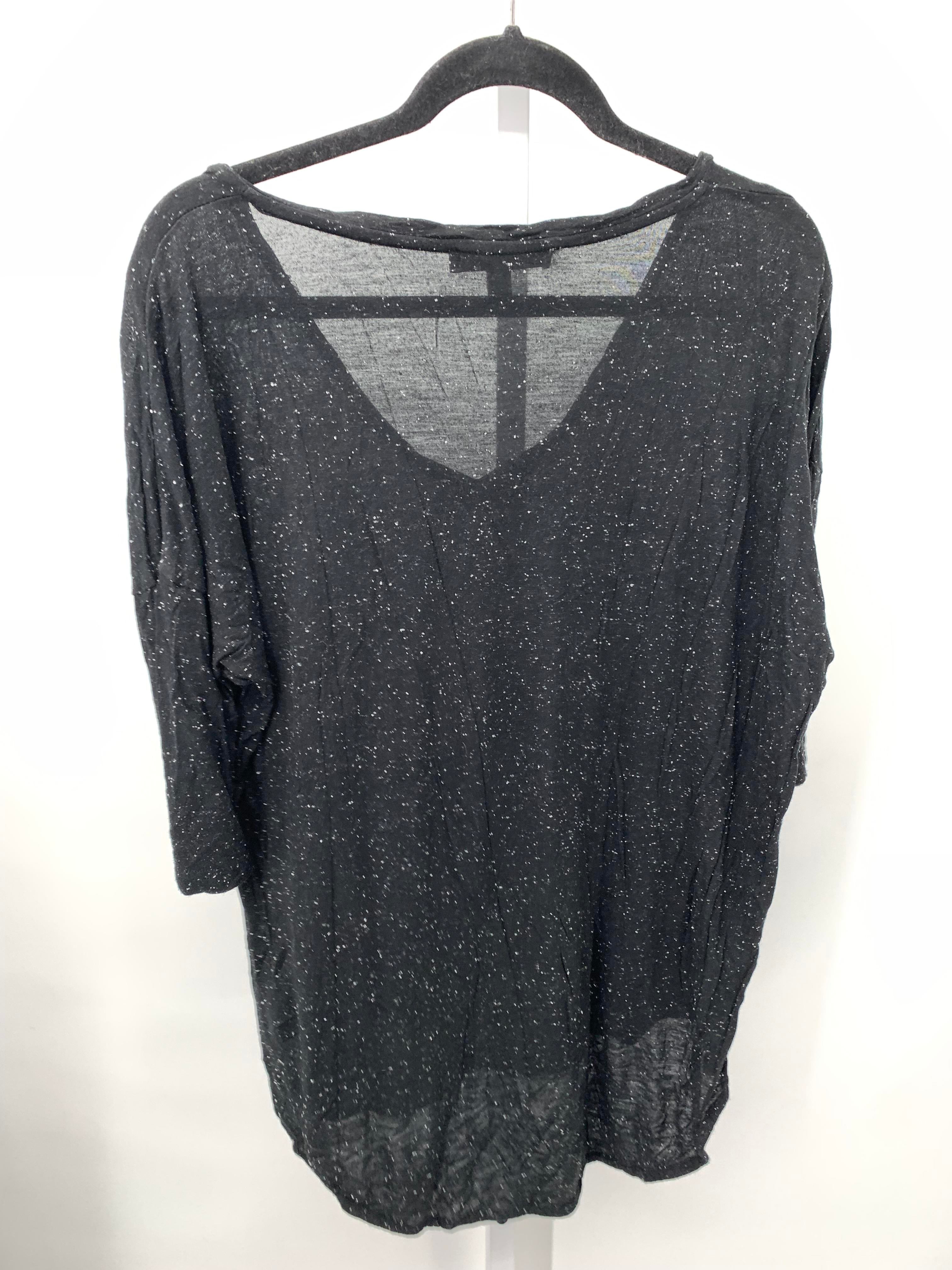 Larry Levine Size Medium Misses Short Sleeve Shirt