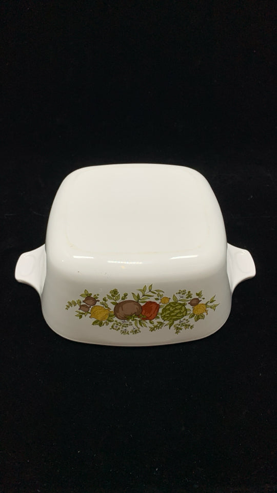 VTG SPICE OF LIFE CORNING WARE SM CASSEROLE DISH.