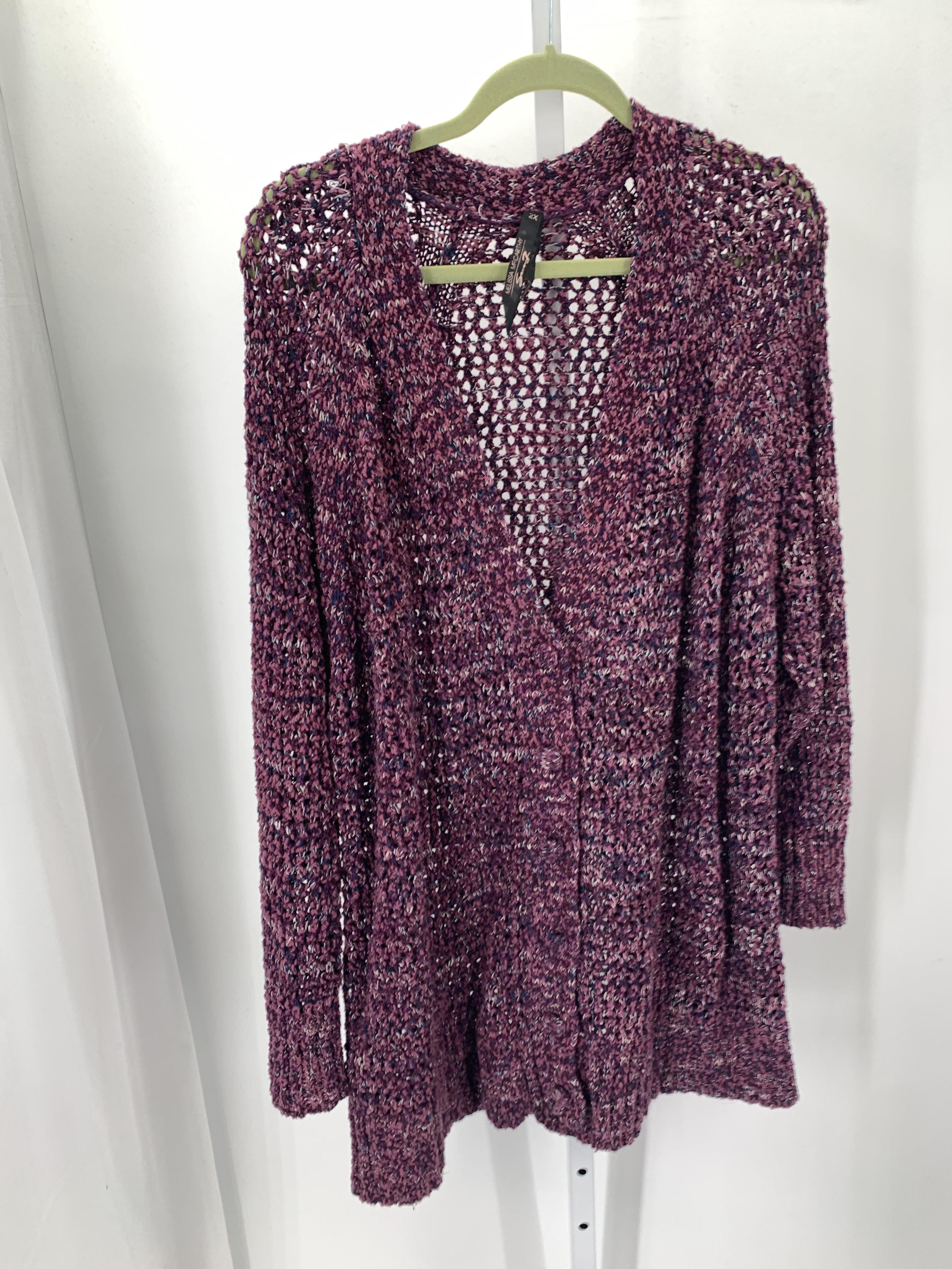 Seven Apparel Size 2X Womens Long Slv Sweater