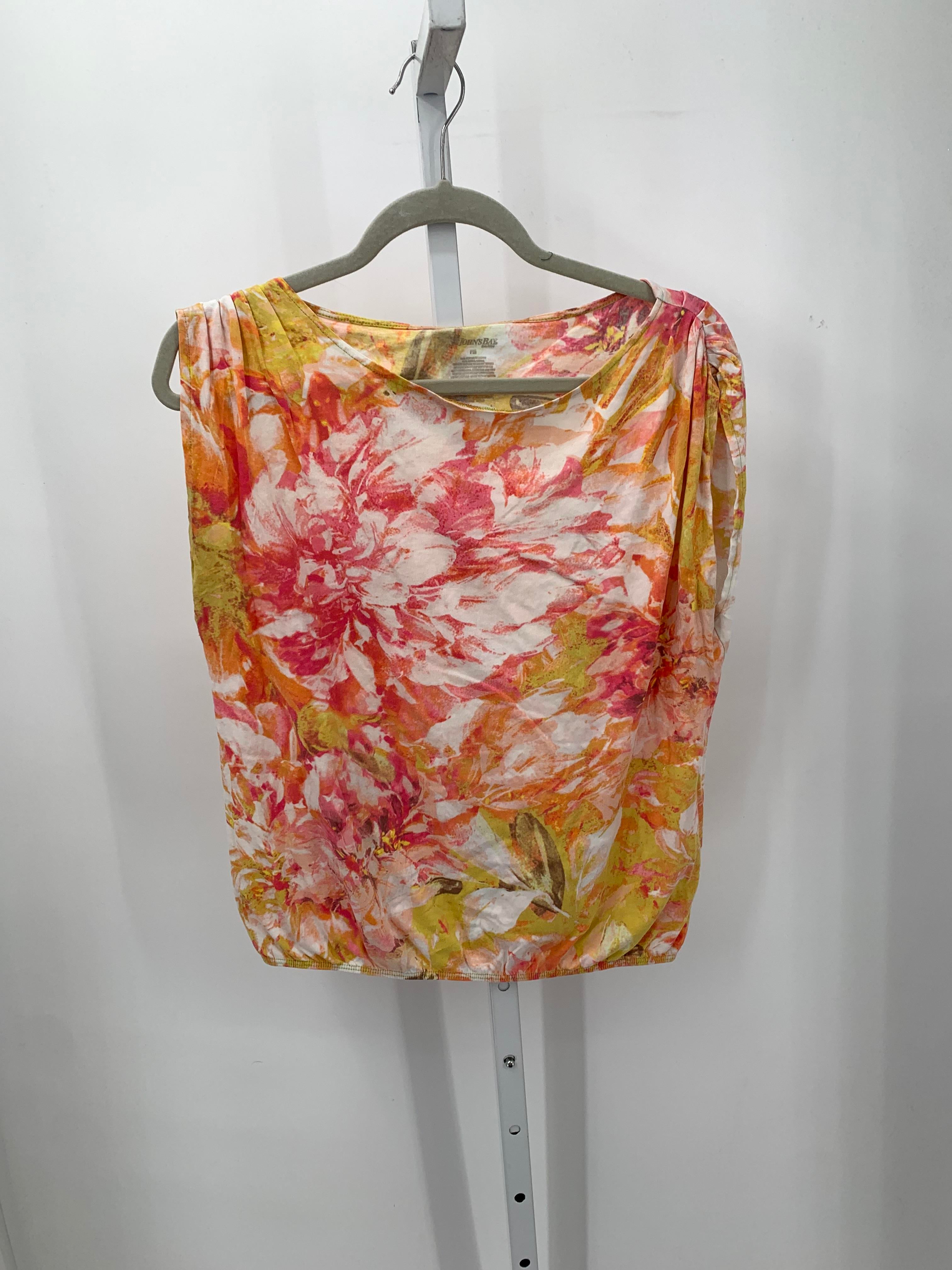 St. Johns Bay Size Medium Petite Petite Sleeveless Shirt