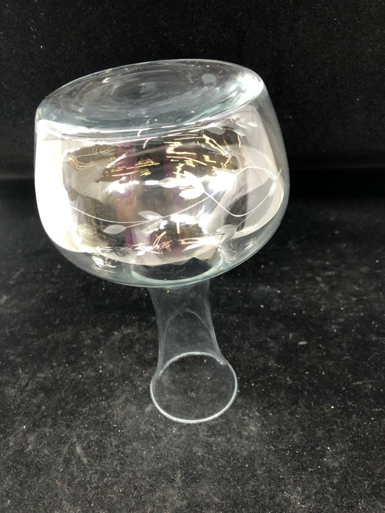 PRINCESS HOUSE ETCHED DECANTER.