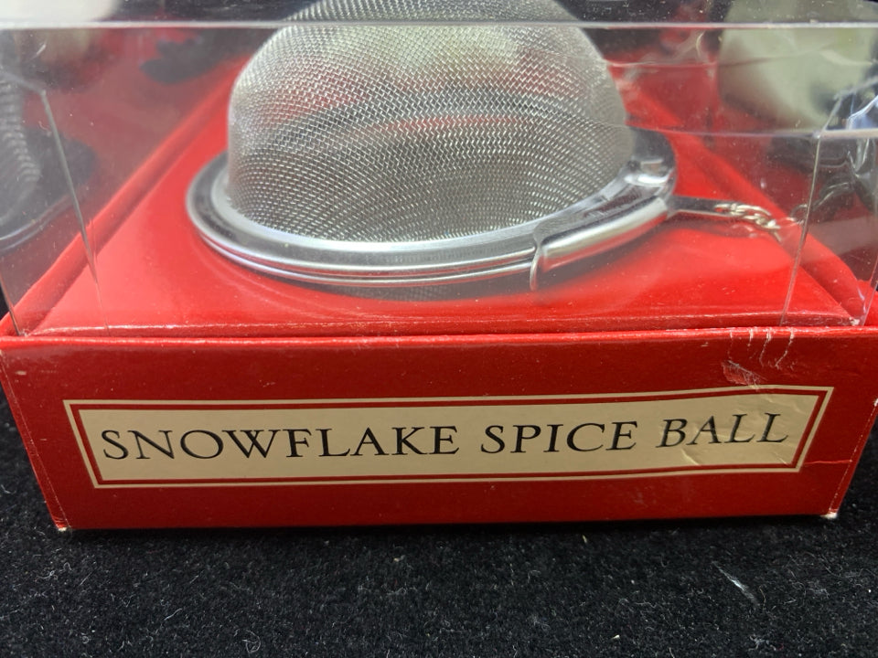 NIP SNOWFLAKE SPICE/ TEA BALL.