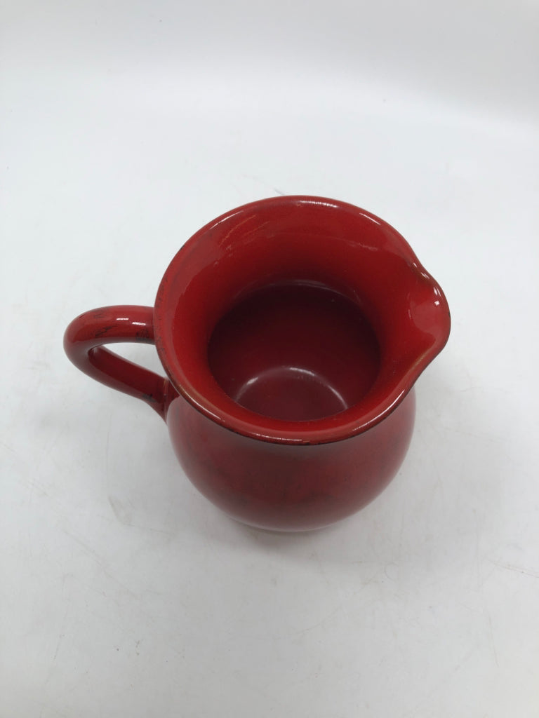 SM RED PITCHER MADE IN ITALY.