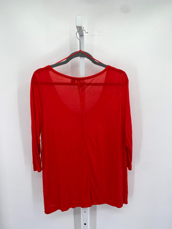 Cynthia Rowley Size Extra Large Misses 3/4 Sleeve Shirt