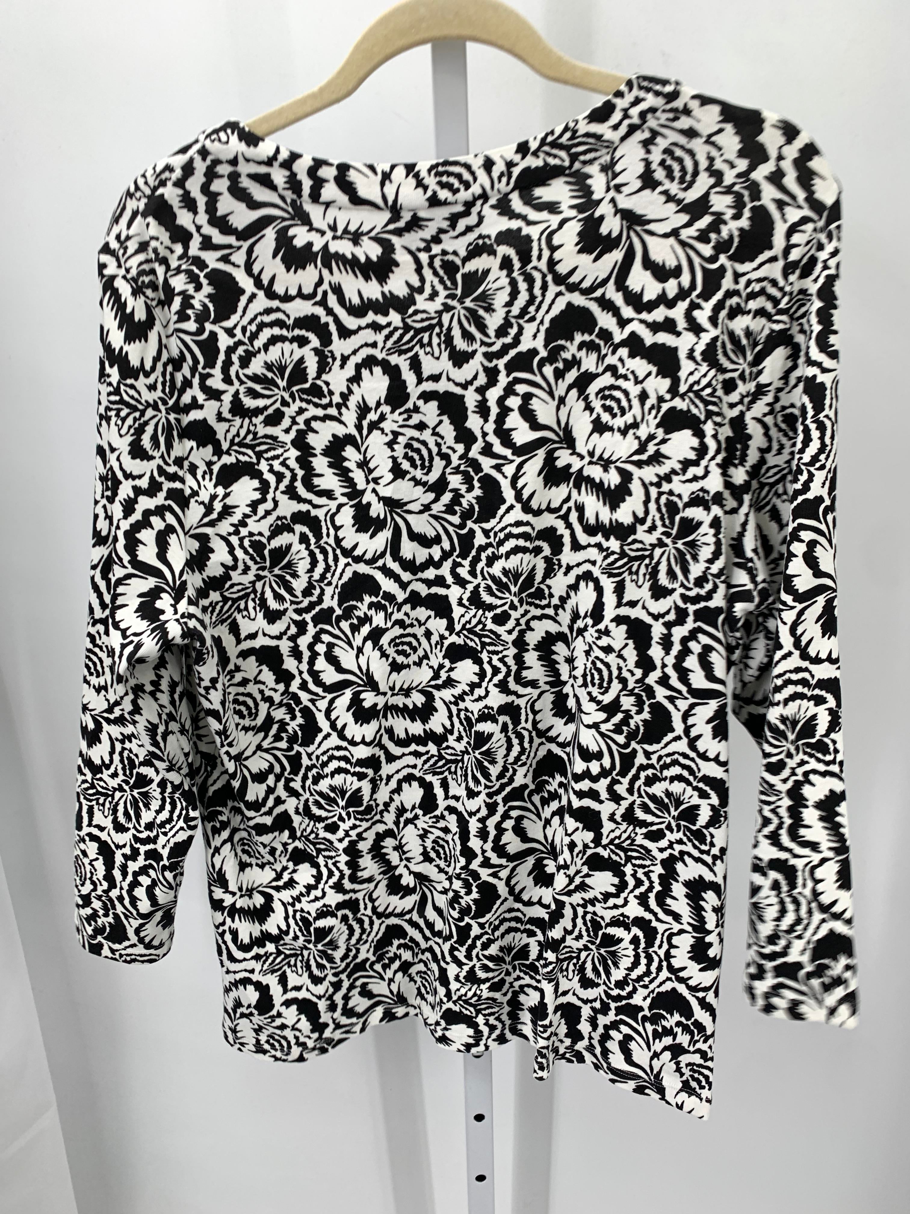 Rafaella Size XXL Misses 3/4 Sleeve Shirt