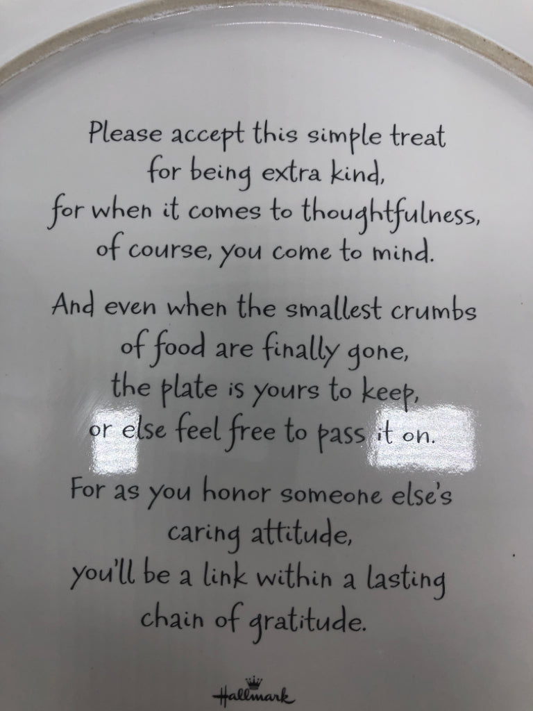 GRATEFUL/THANKFUL PLATE.