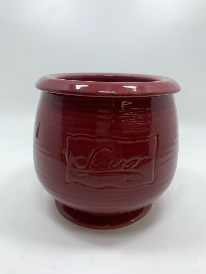 2PC RED CERAMIC DIP CHILLER.