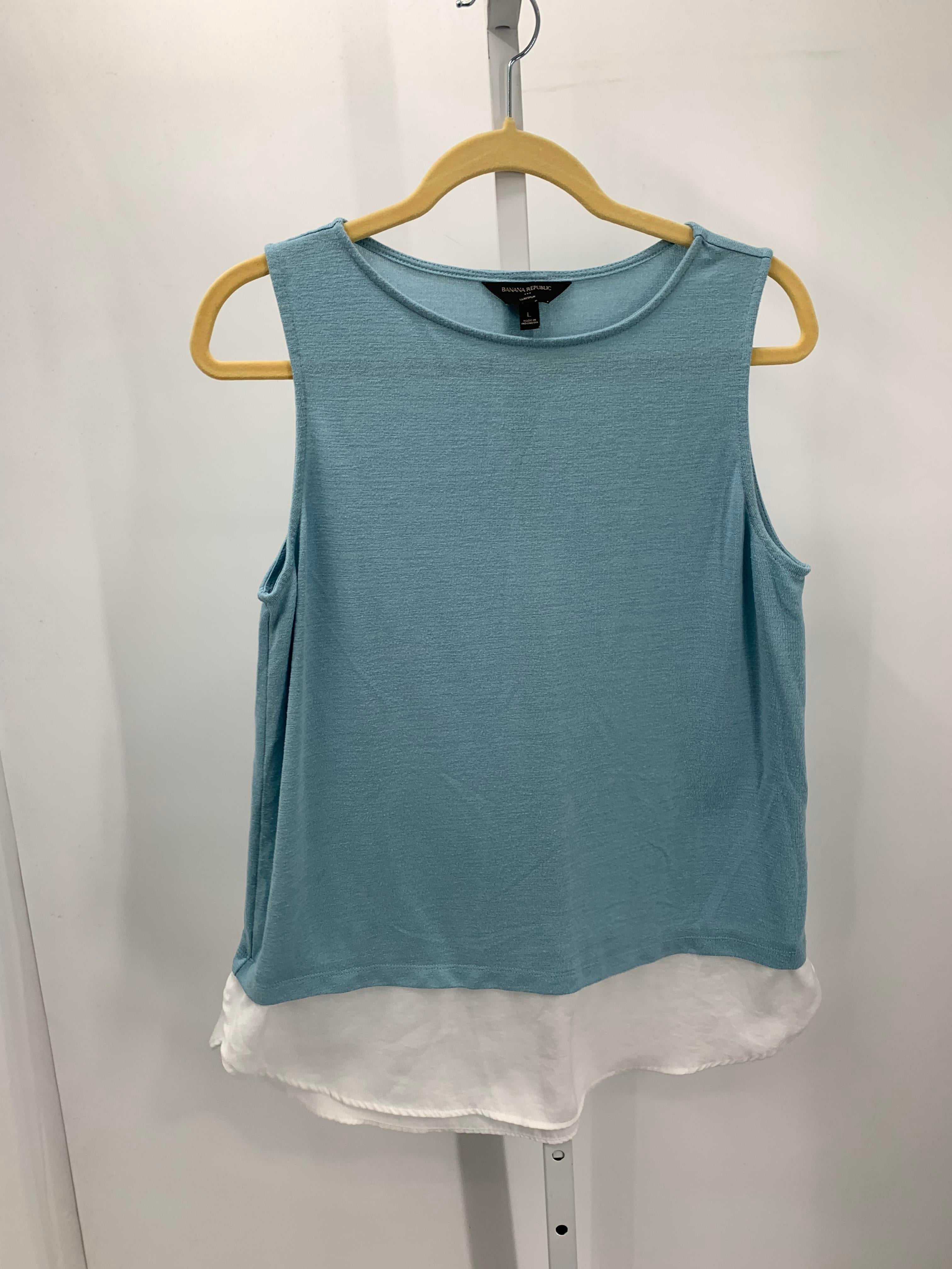 Banana Republic Size Large Misses Sleeveless Shirt