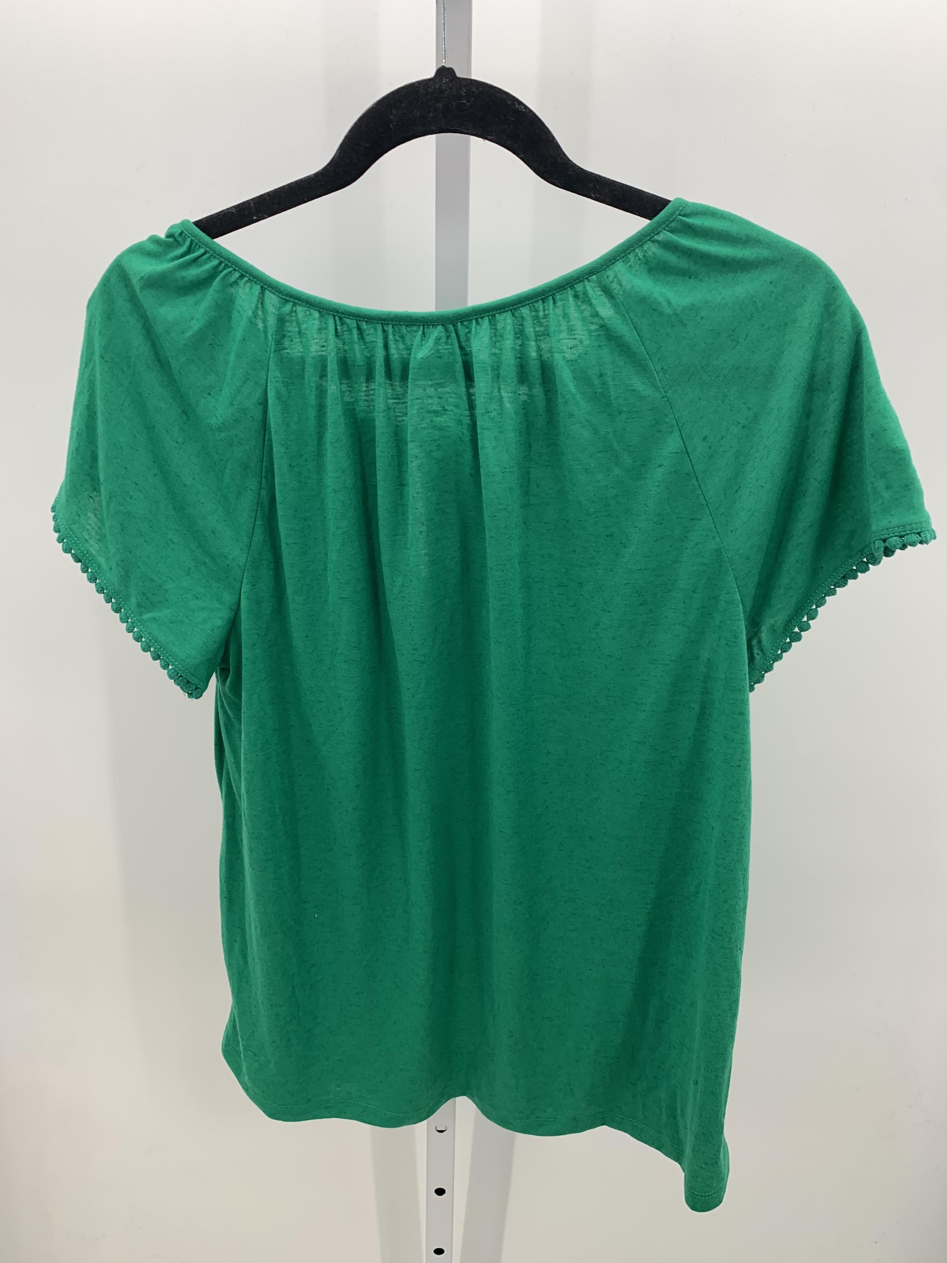 St. Johns Bay Size Large Misses Short Sleeve Shirt