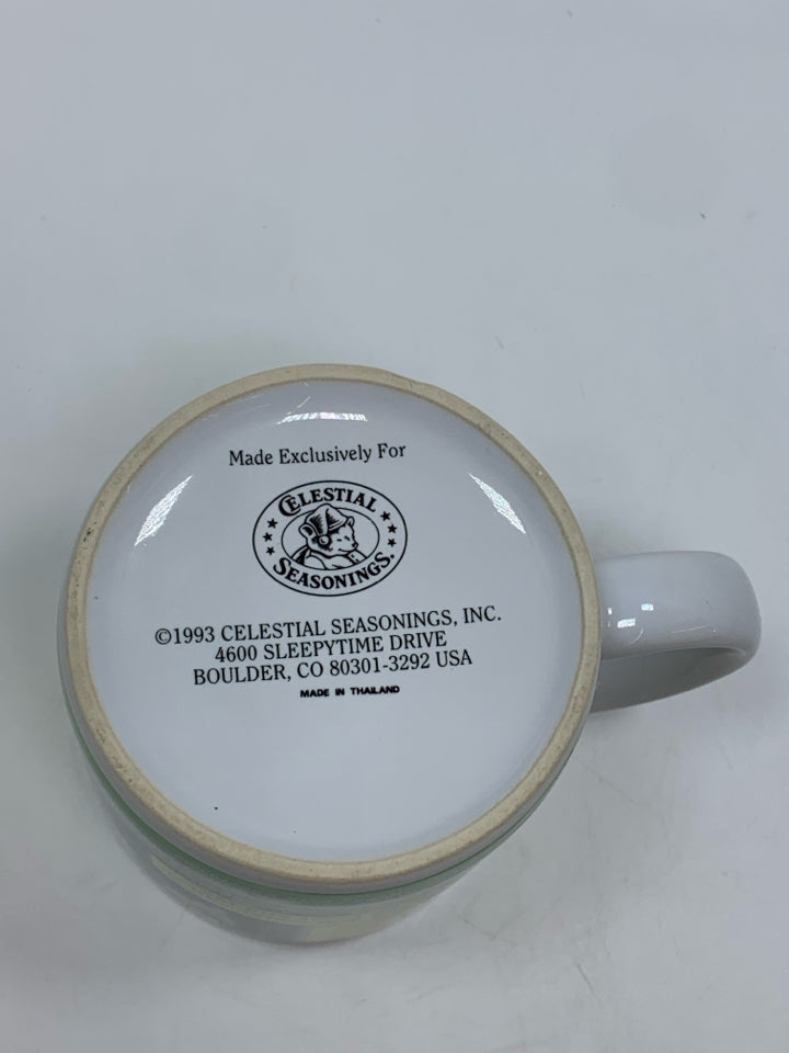 CELESTIAL SEASONINGS TEA MUG.