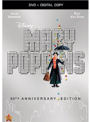Mary Poppins (DVD + Digital Code) 50th Anniversary Edition Disney Comedy Famil