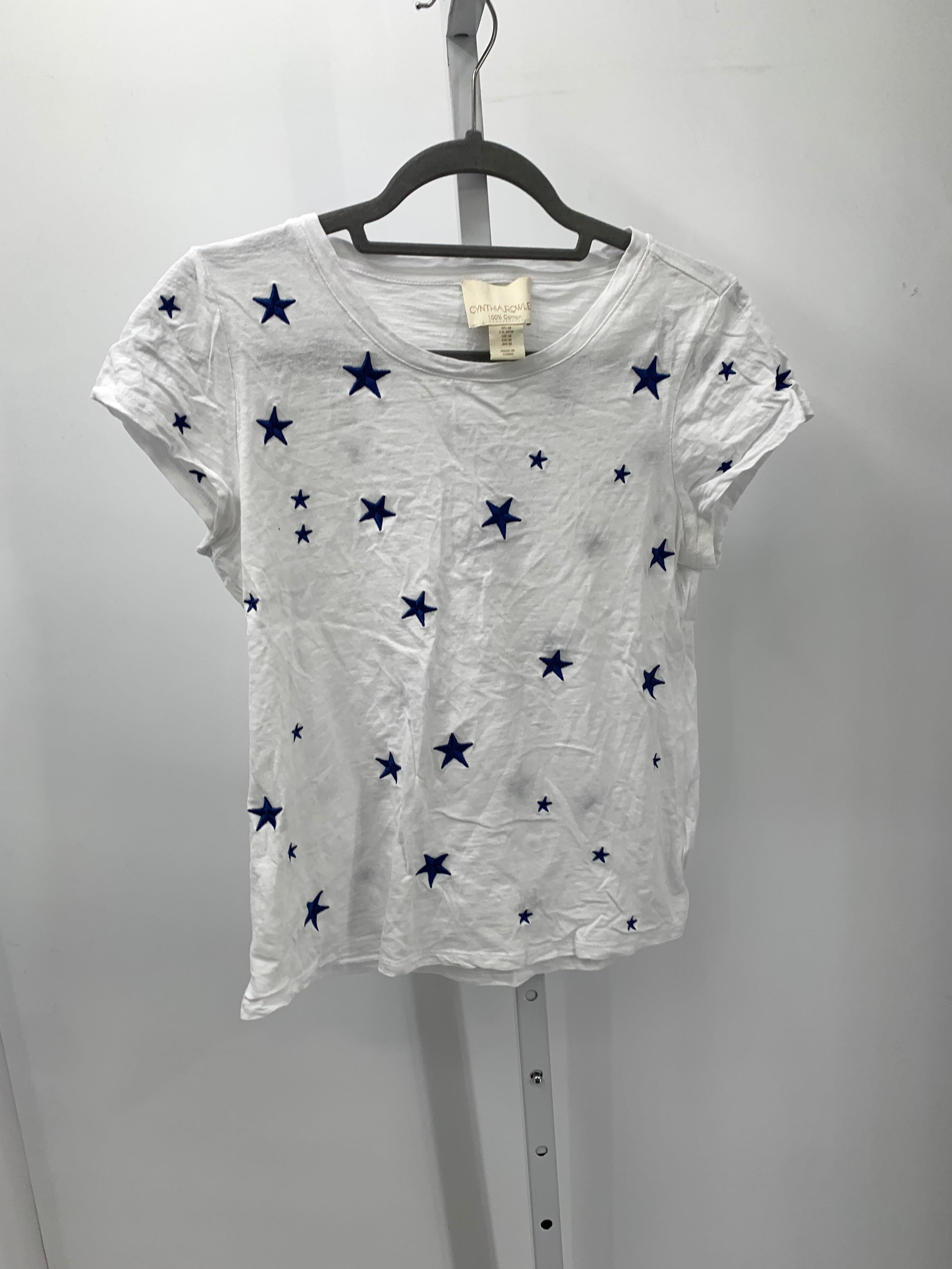 Cynthia Rowley Size Medium Misses Short Sleeve Shirt
