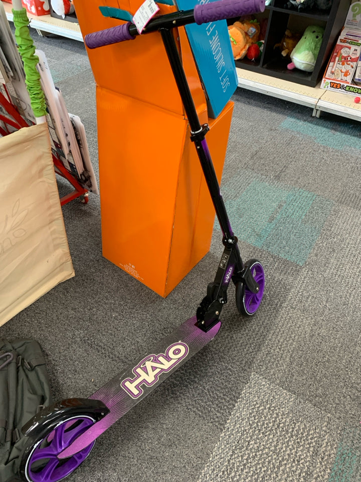 HALO Rise Above Supreme Big Wheel Scooter - Purple - Designed for All Riders (Un