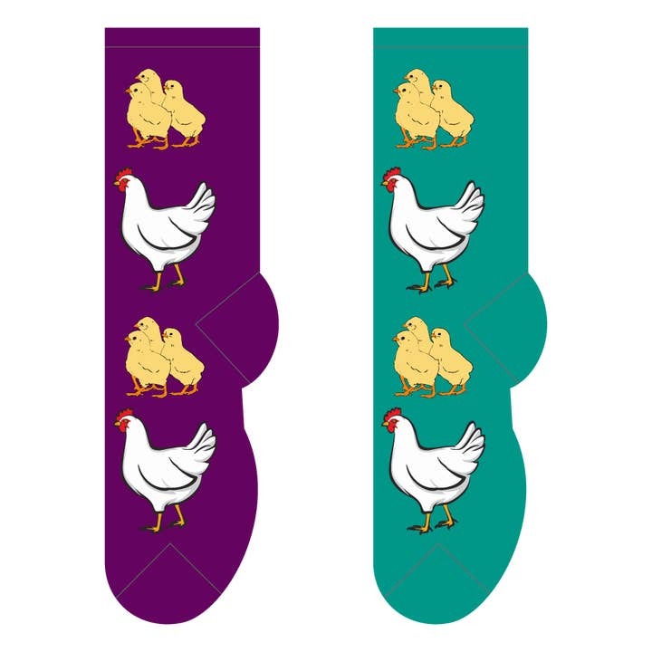 Chicks & Chicken Socks - New