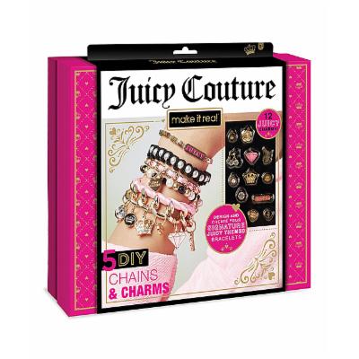 Make It Real - Juicy Couture: Chains & Charms Kit - Create 5 Unique Bracelets -