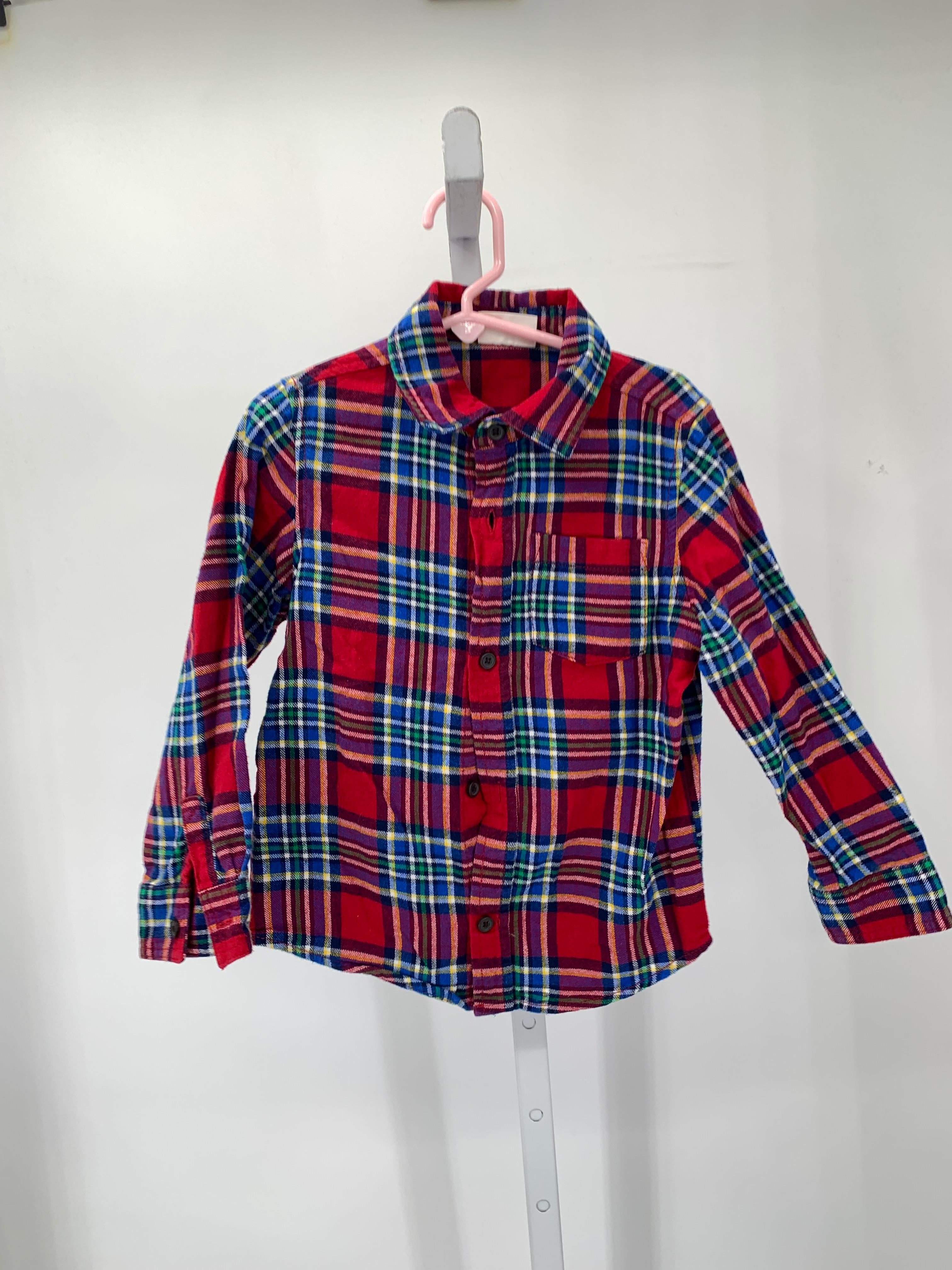 PLAID BTN DOWN