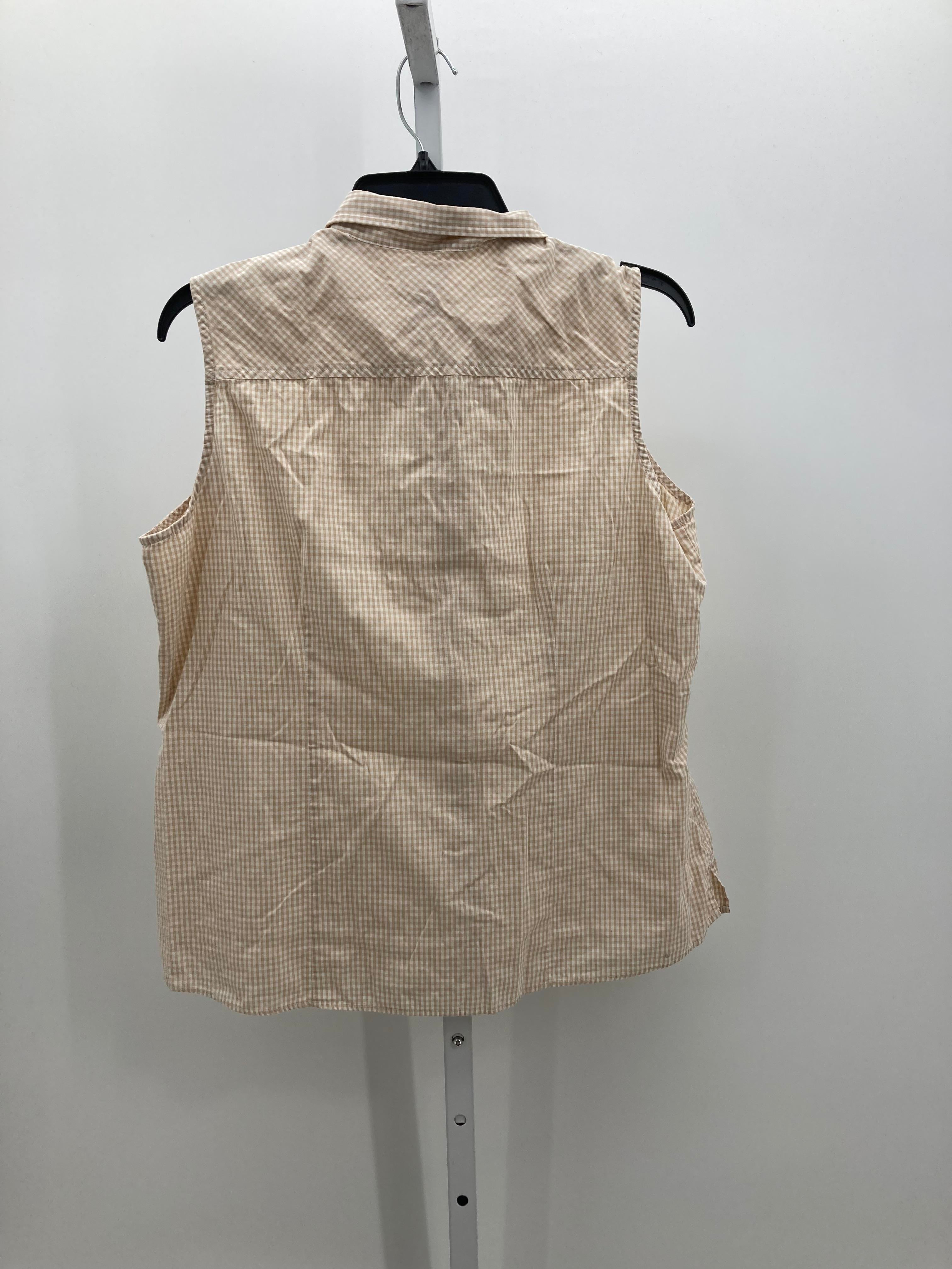 LL Bean Size Large Misses Sleeveless Shirt