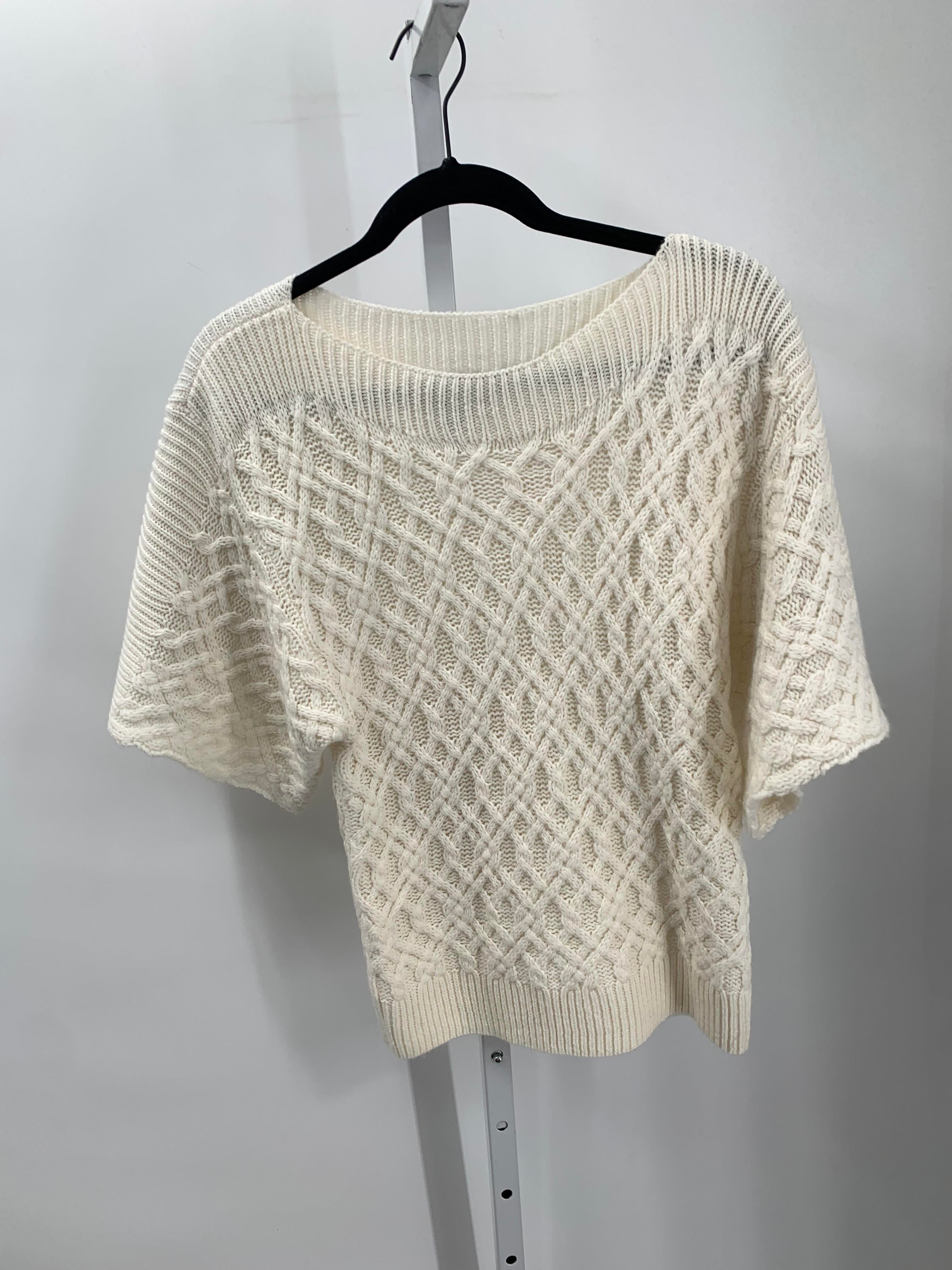A.N.A. Size Medium Misses Short Slv Sweater