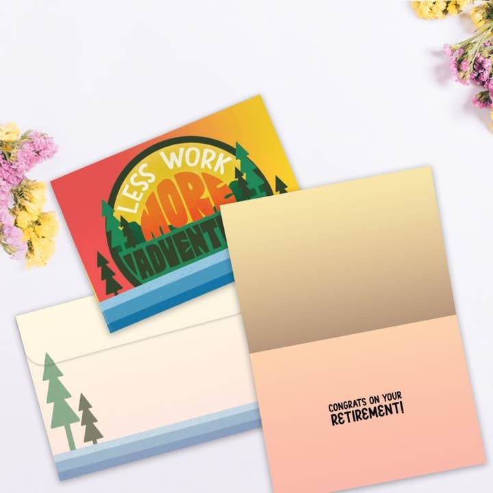 More Adventure, Retirement Card