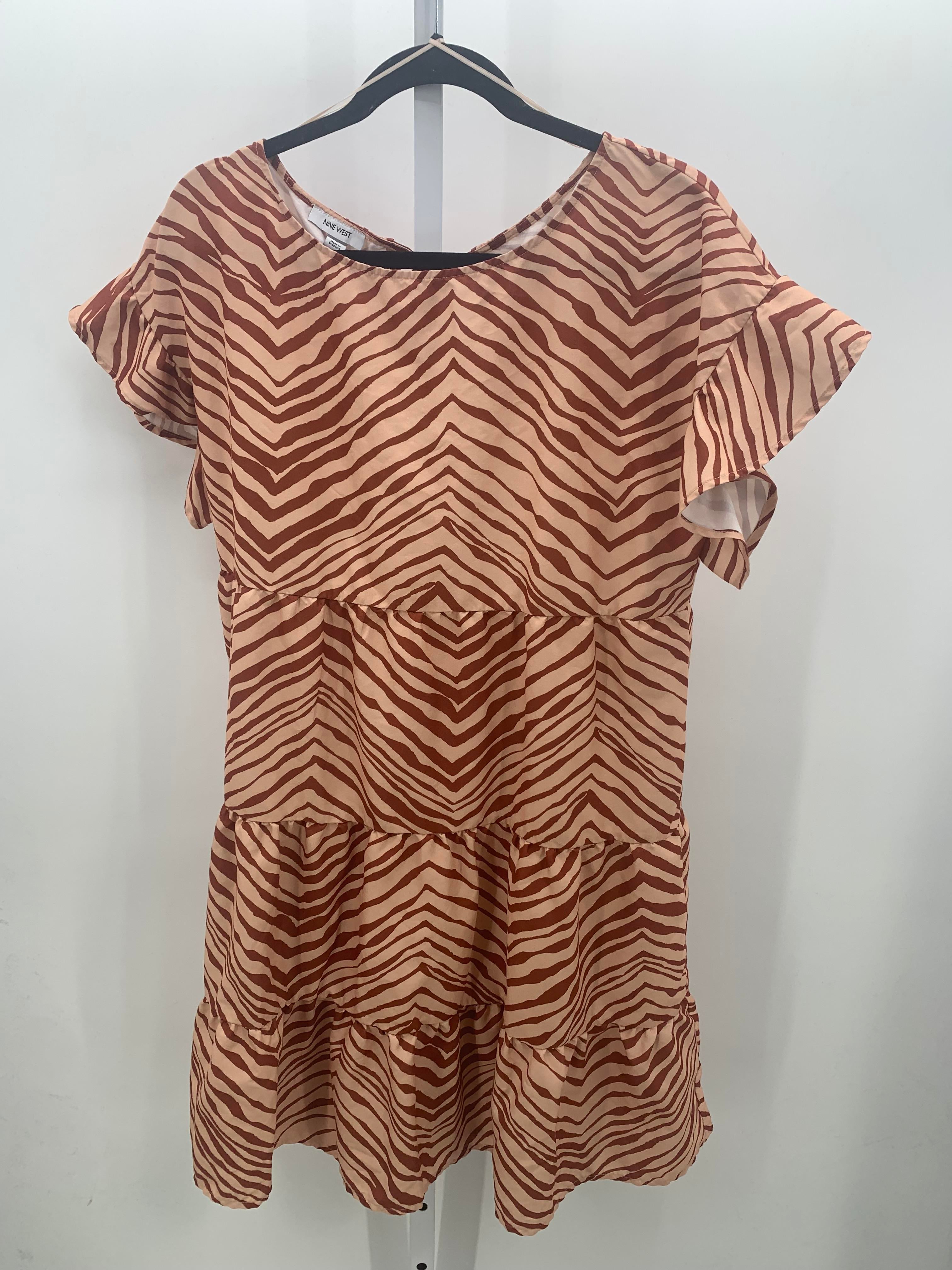 Nine West Size Large Misses Short Sleeve Dress
