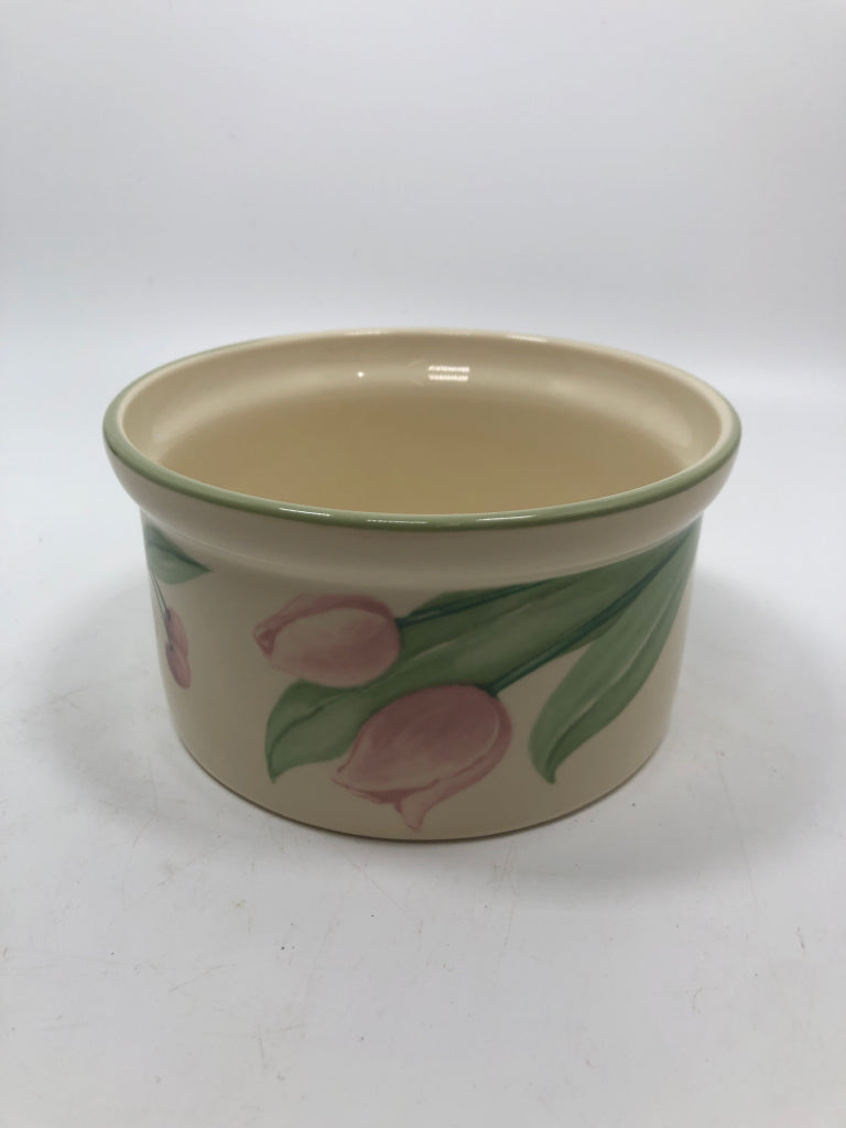 GARDEN PARTY OPEN BUTTER DISH.