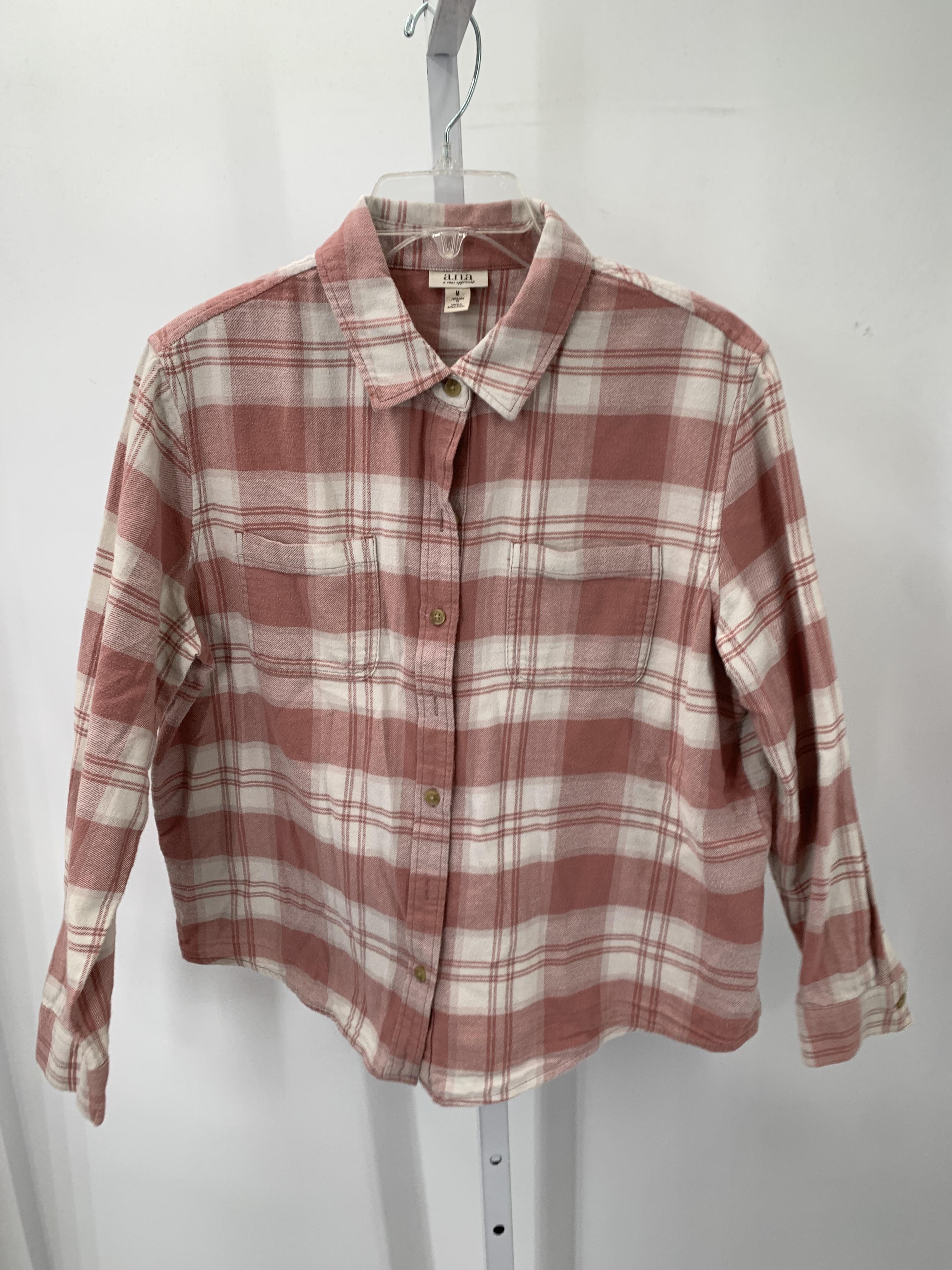 A.N.A. Size Medium Misses Long Sleeve Shirt