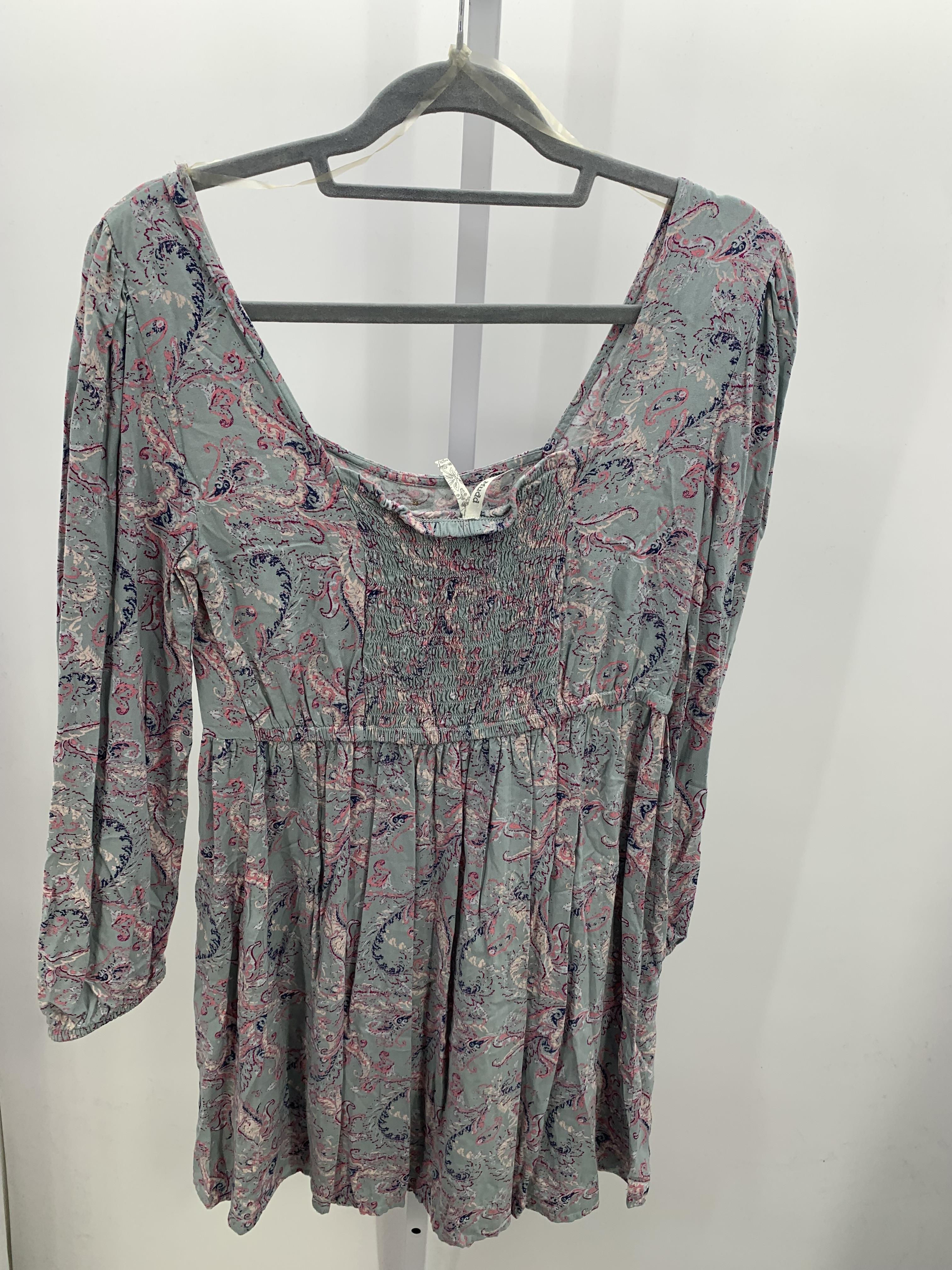 Mudd Size Medium Juniors Long Sleeve Dress