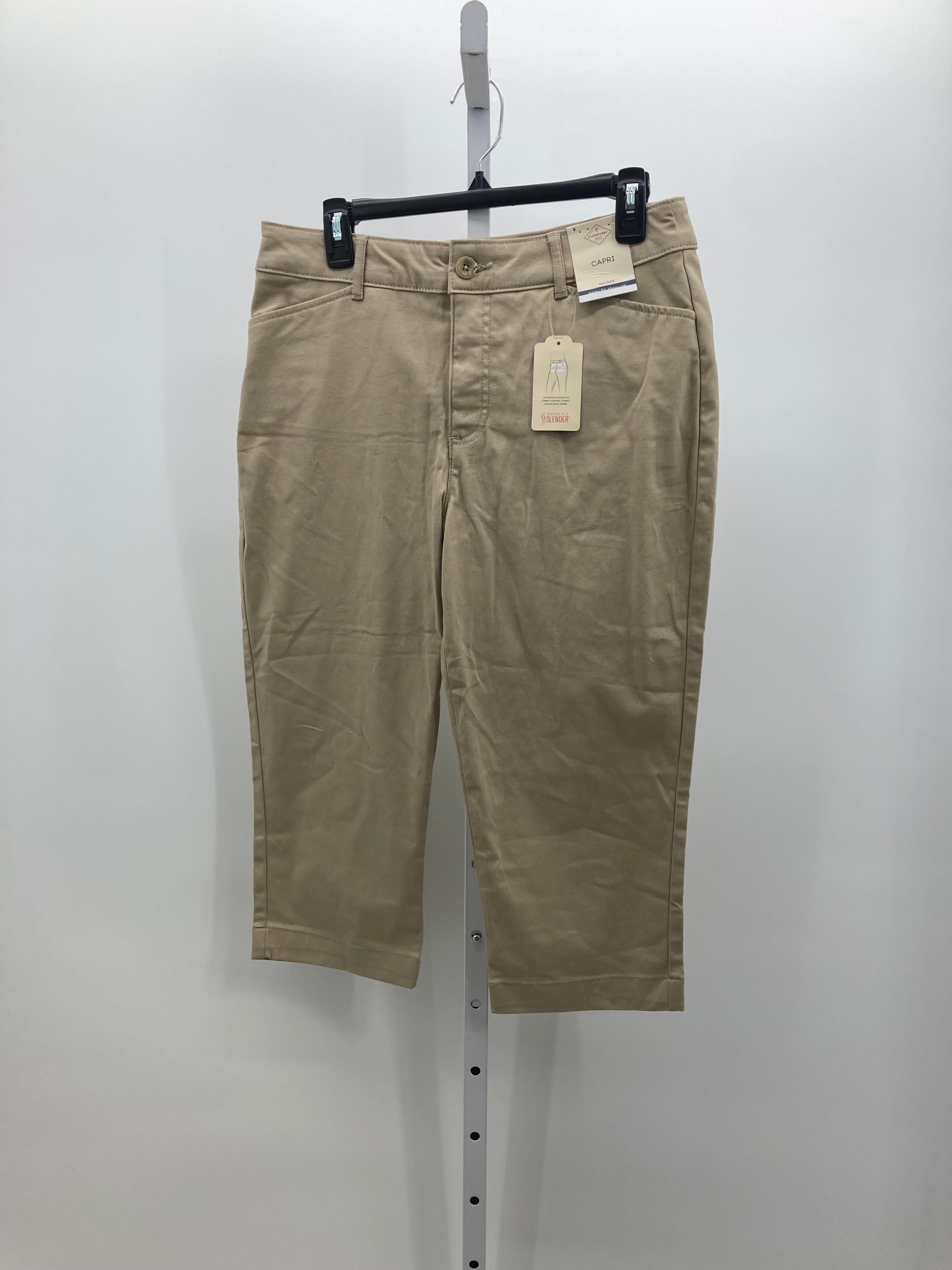 St. Johns Bay Size 8 Misses Capri Pants