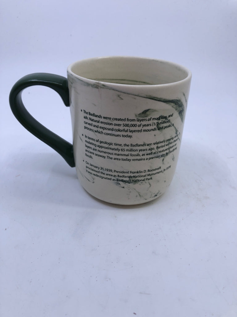 BADLANDS NATIONAL PARK MUG.