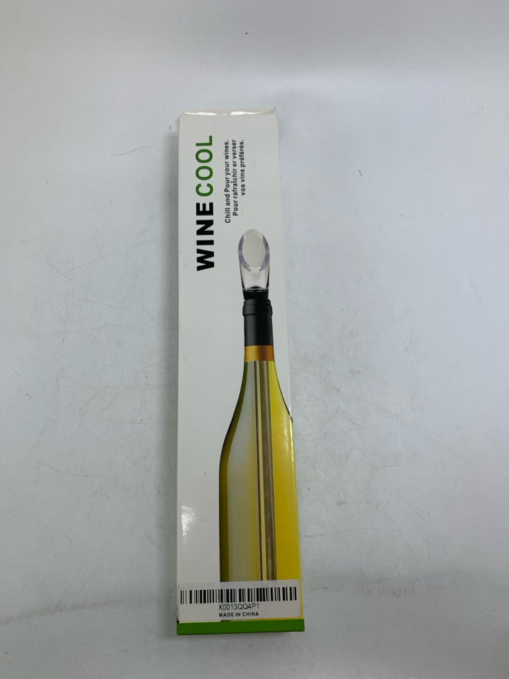 NIB WINE BOTTLE CHILLER/POURER.