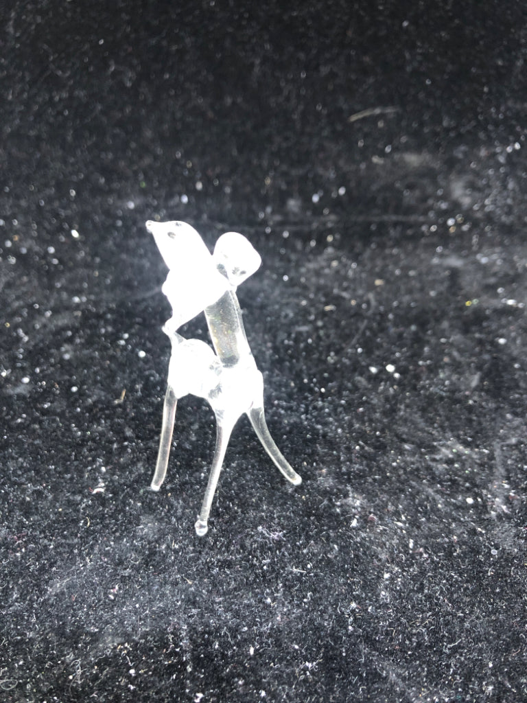DELICATE GLASS FAWN.