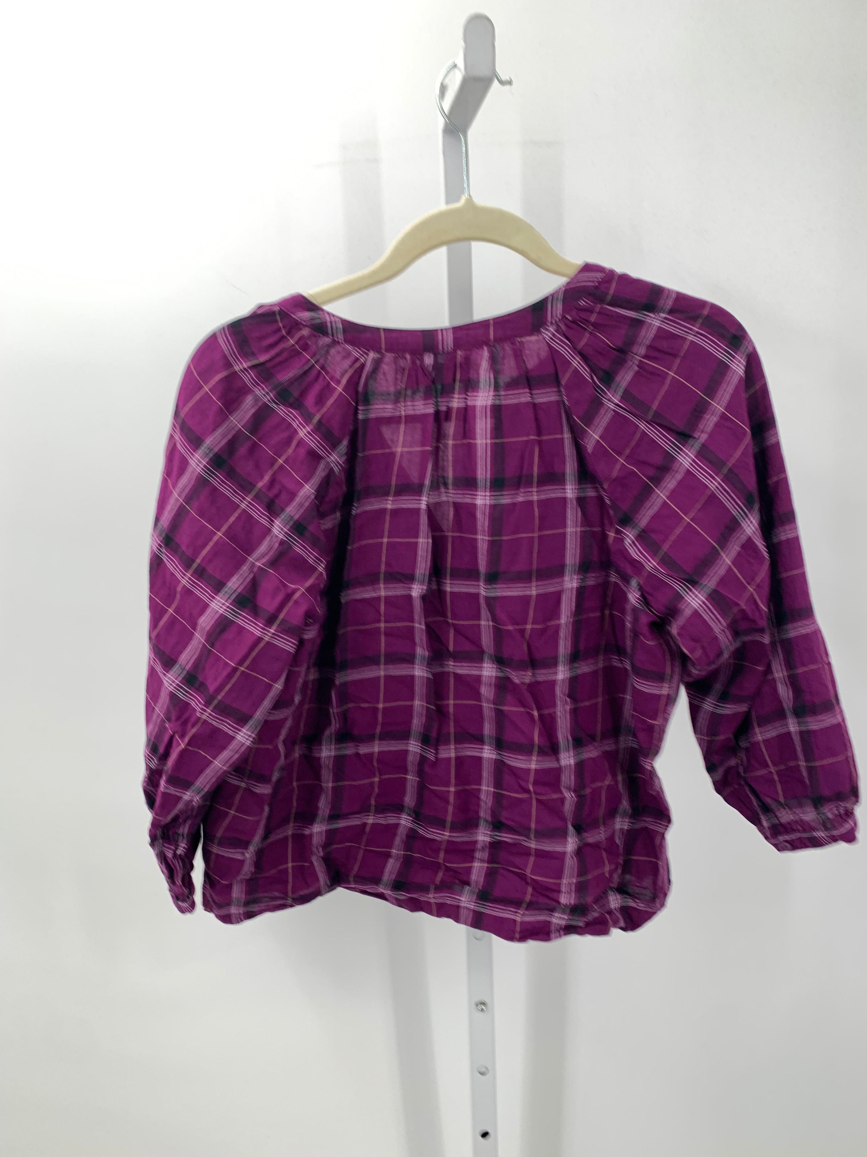 Sonoma Size Medium Petite Petite 3/4 Sleeve Shirt