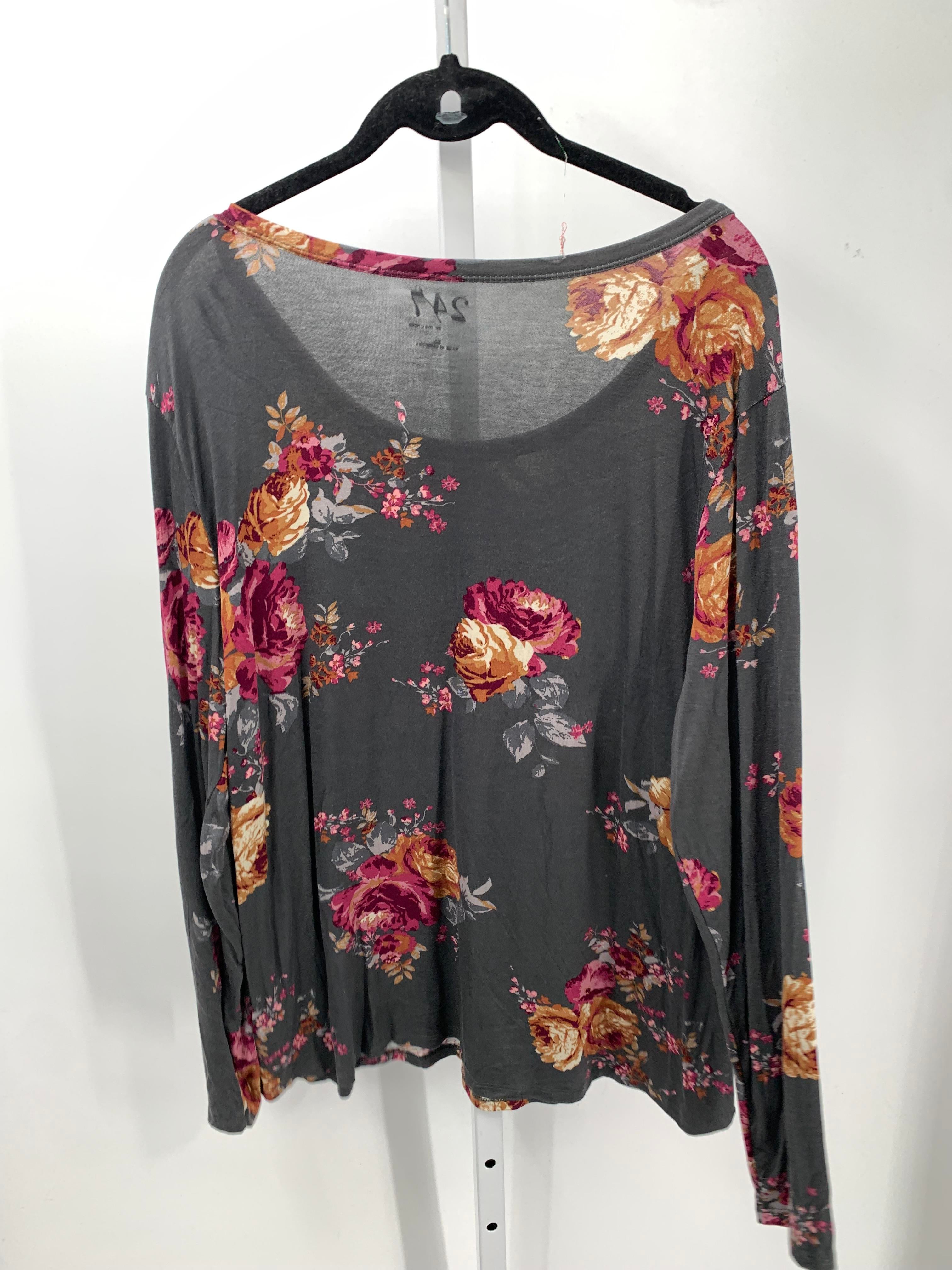 Maurices Size Extra Large Misses Long Sleeve Shirt
