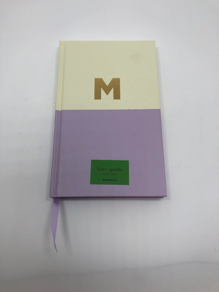 KATE SPADE LETTER M NOTEBOOK.