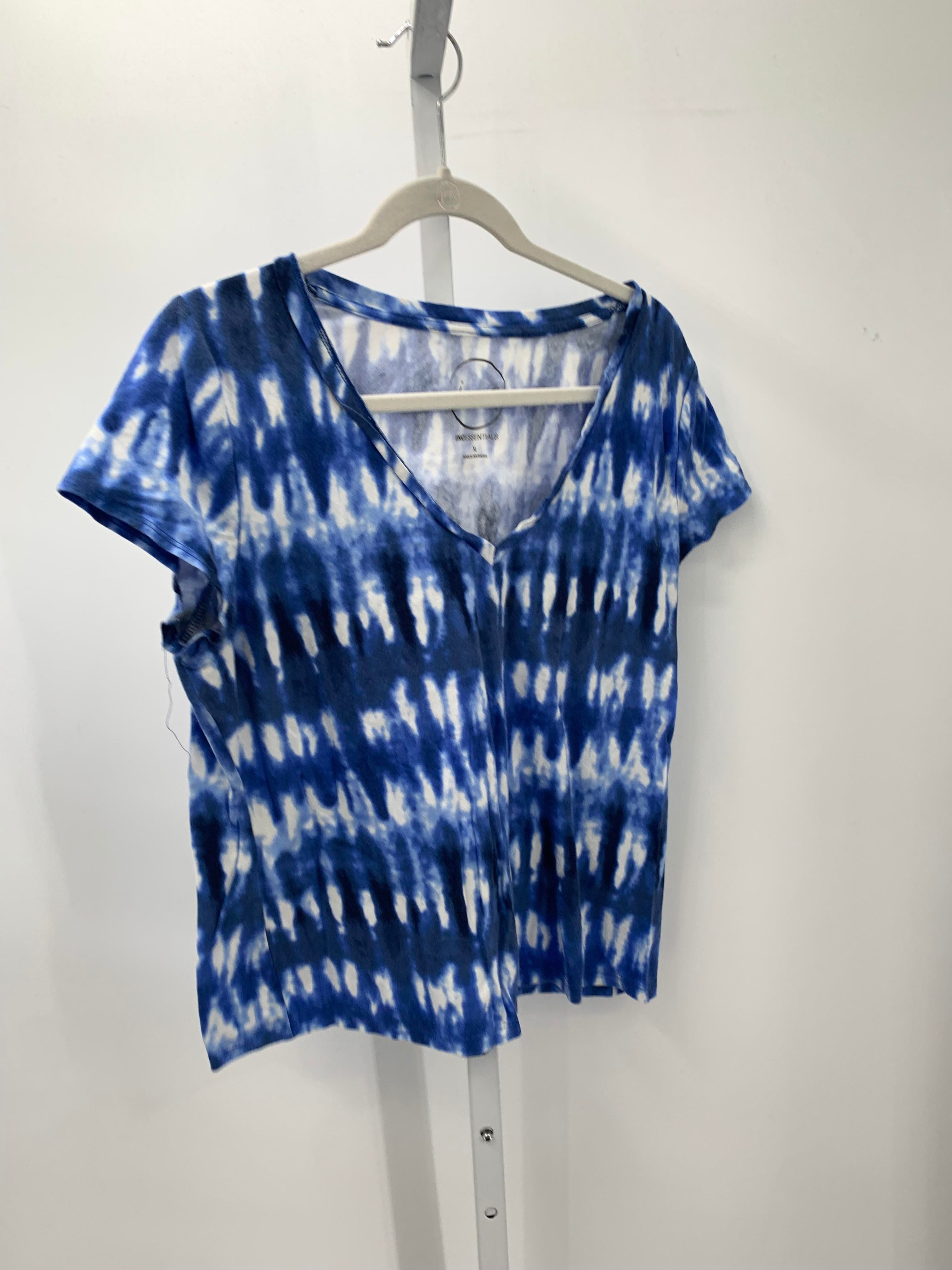 INC Size Extra Large Misses Short Sleeve Shirt