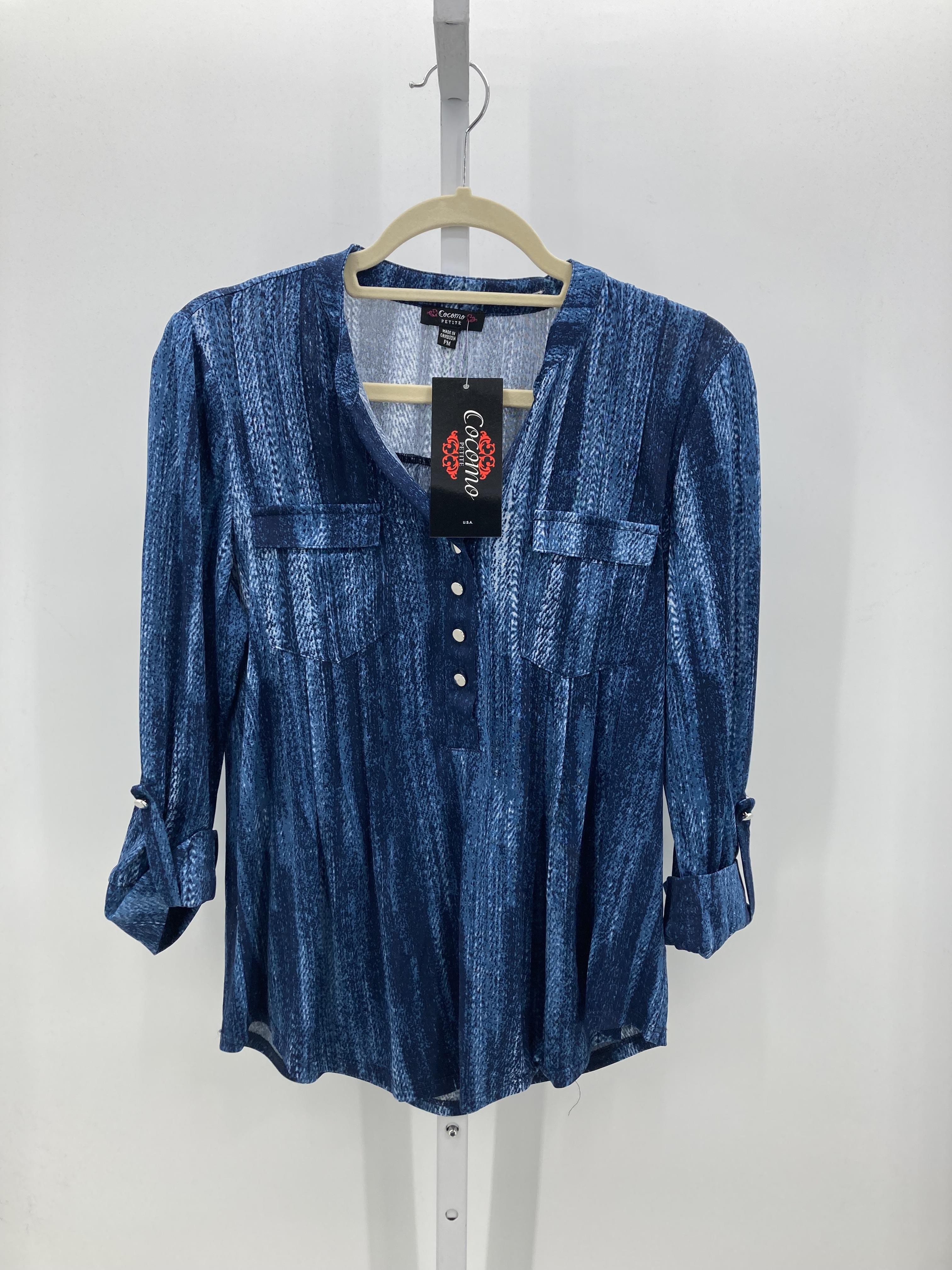 Size Medium Petite Petite 3/4 Sleeve Shirt