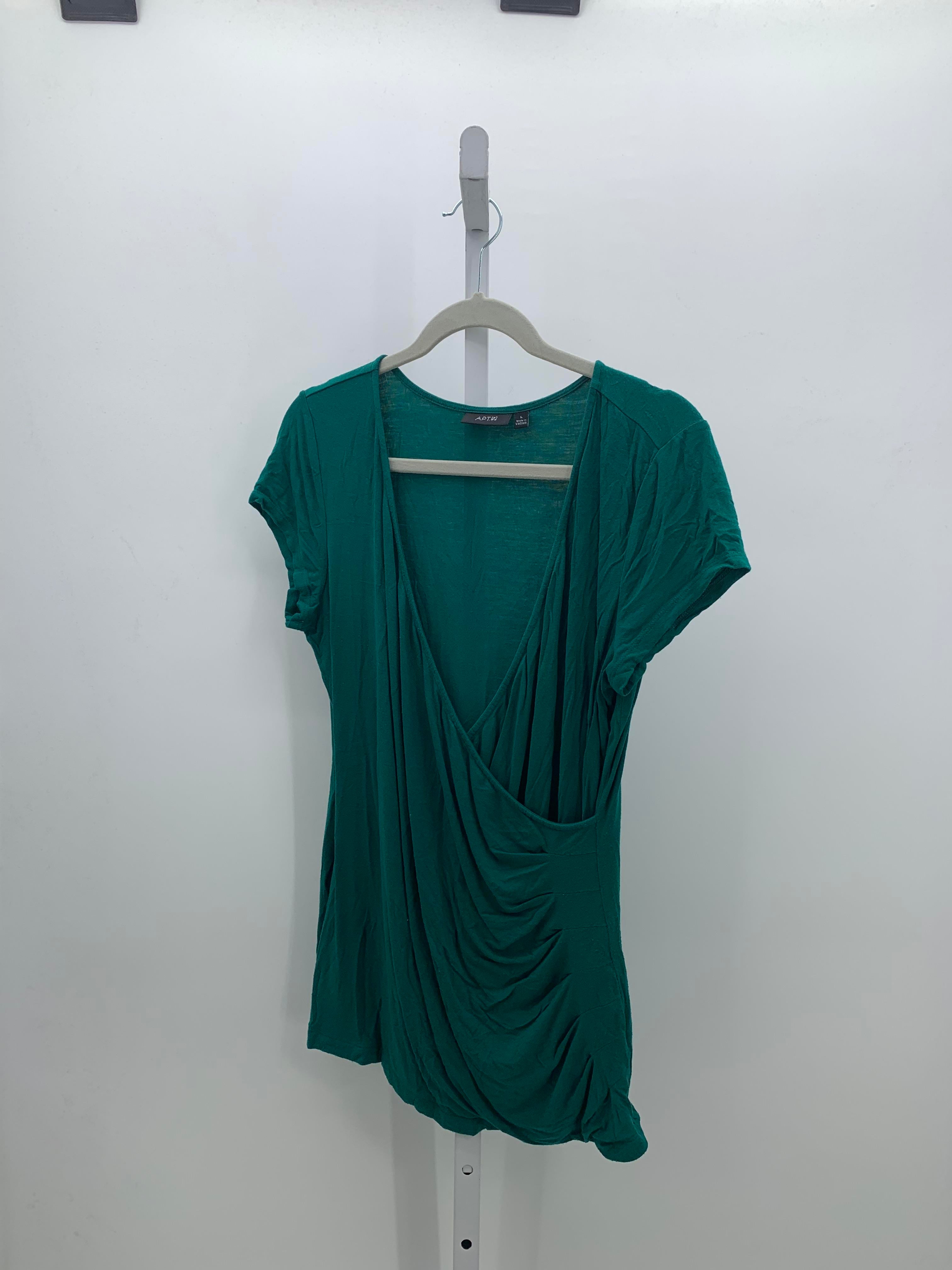 Apt. 9 Size Large Misses Short Sleeve Shirt