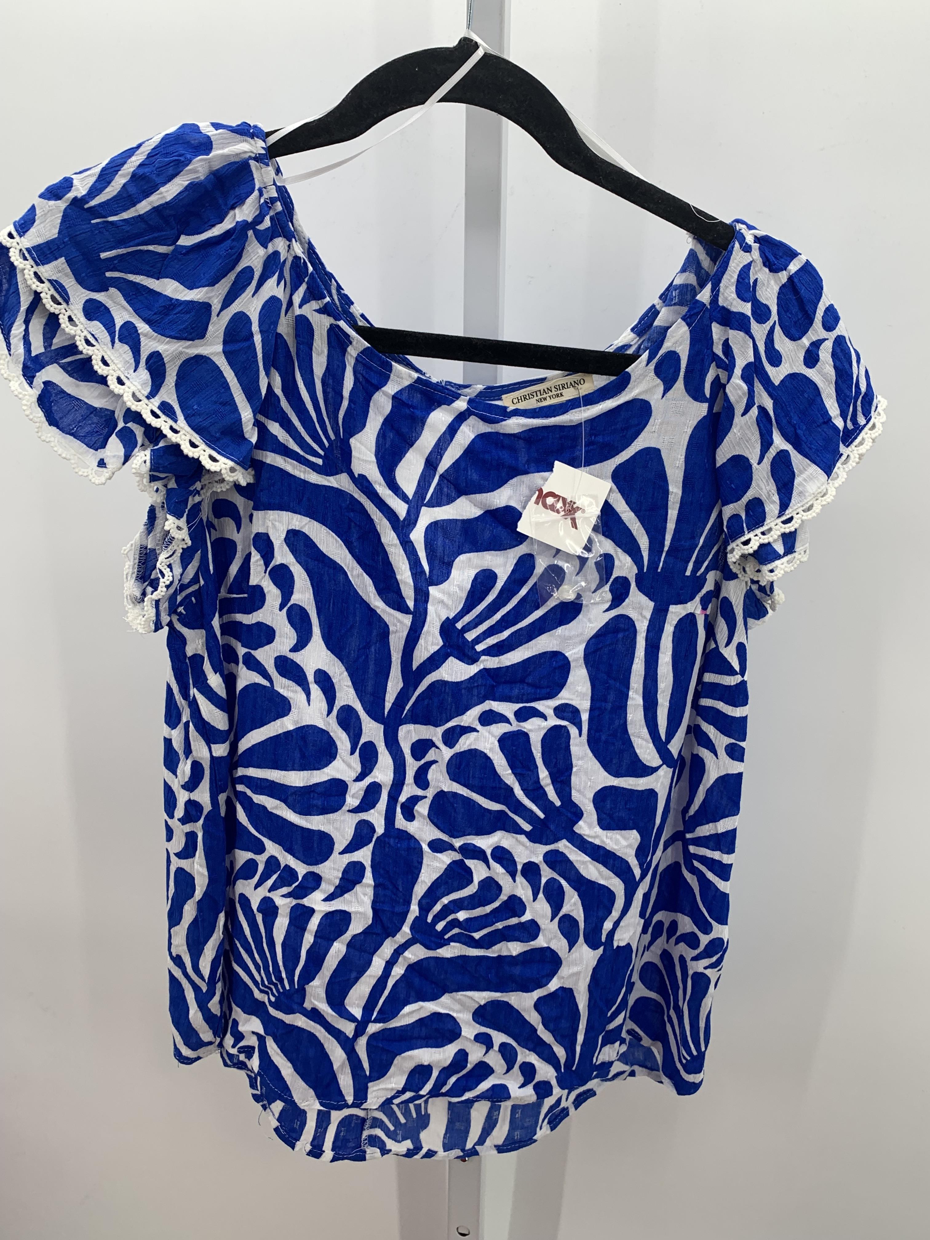 Christian Siriano Size Large Misses Short Sleeve Shirt