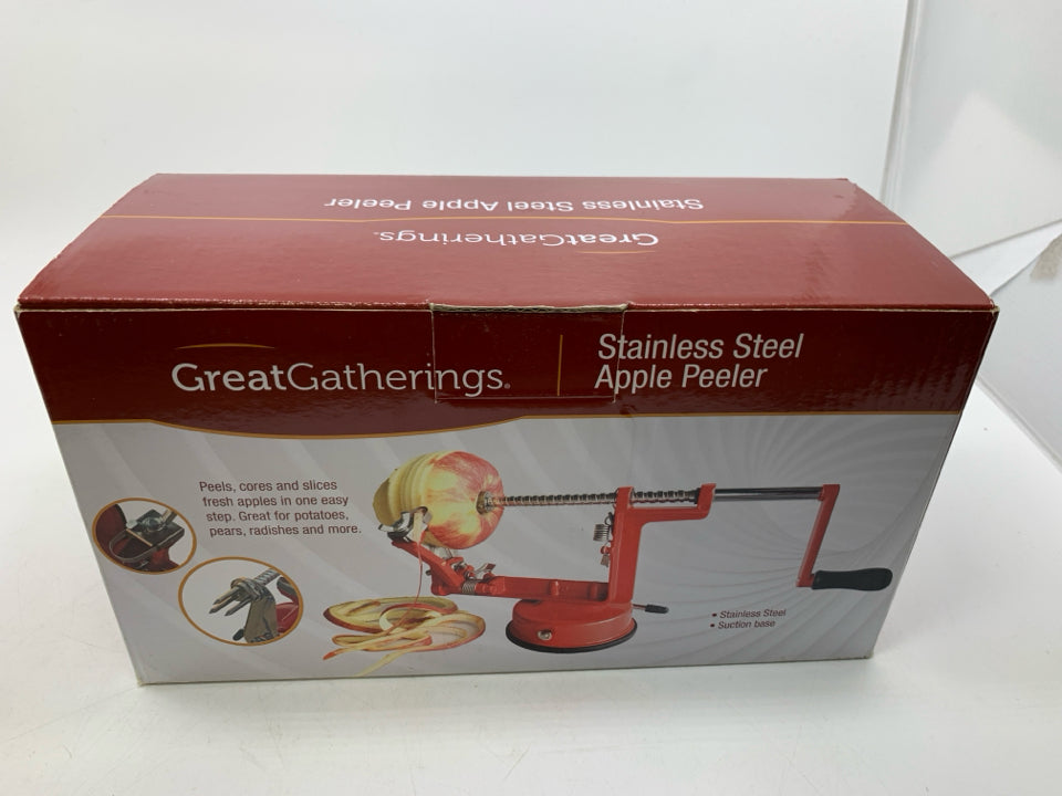 NIB STAINLESS STEEL APPLE PEELER.