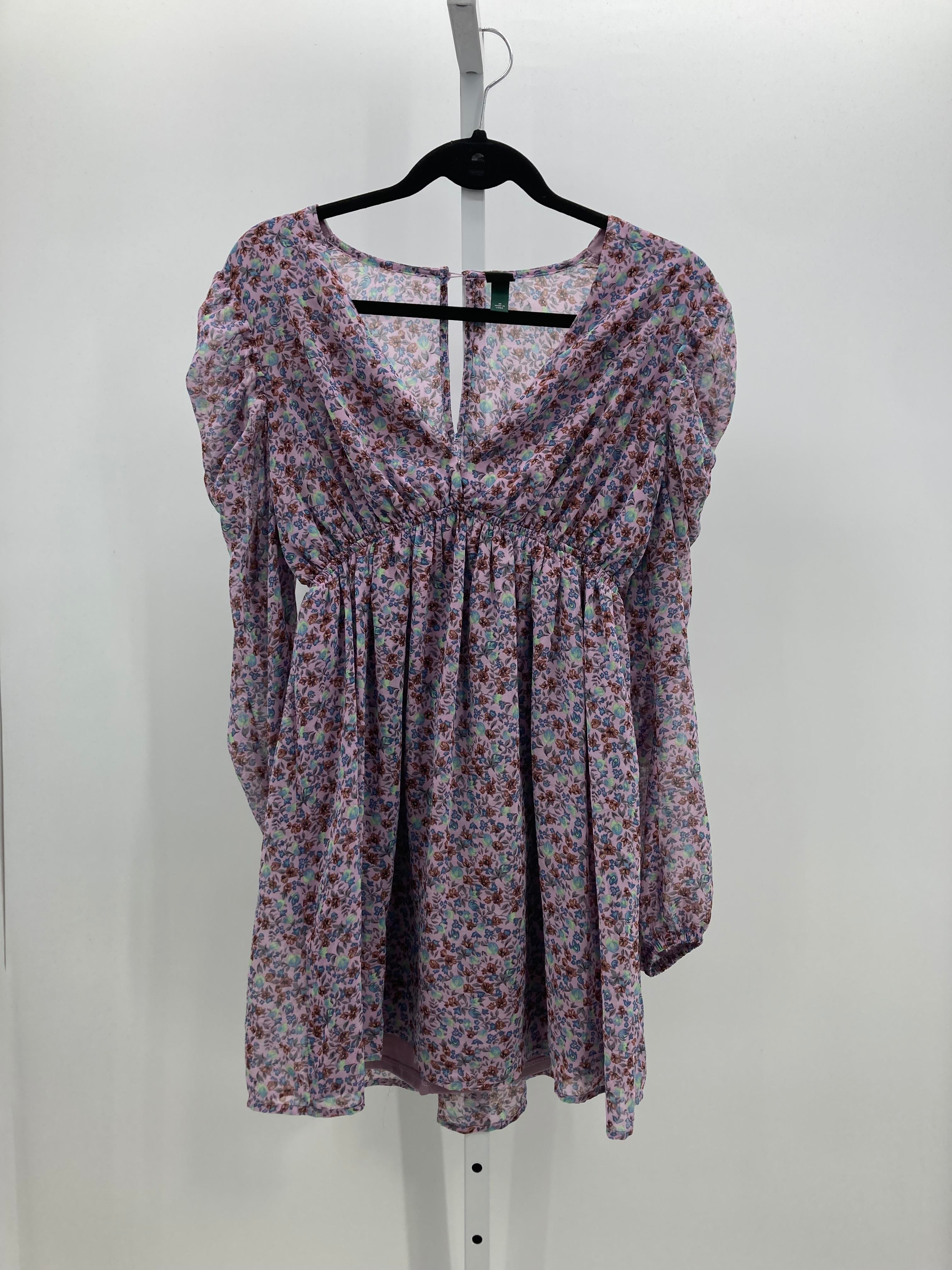 Wild Fable Size Medium Juniors Long Sleeve Dress
