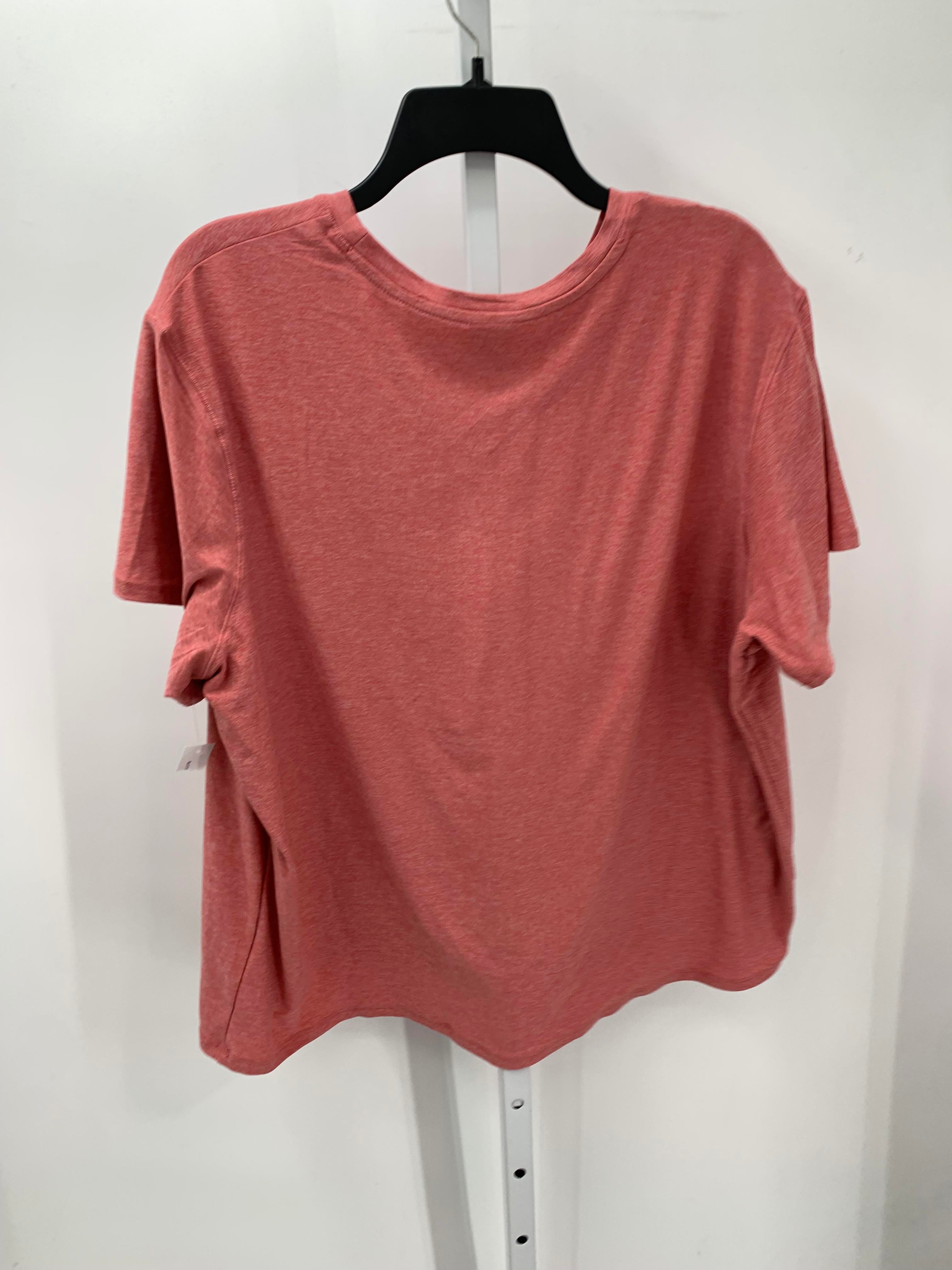 Athletic Works Size XXL Misses Short Sleeve Shirt