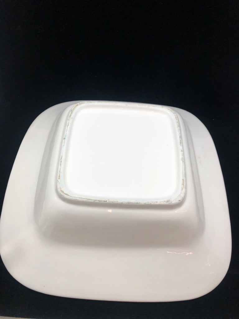 LG WHITE SERVING BOWL.