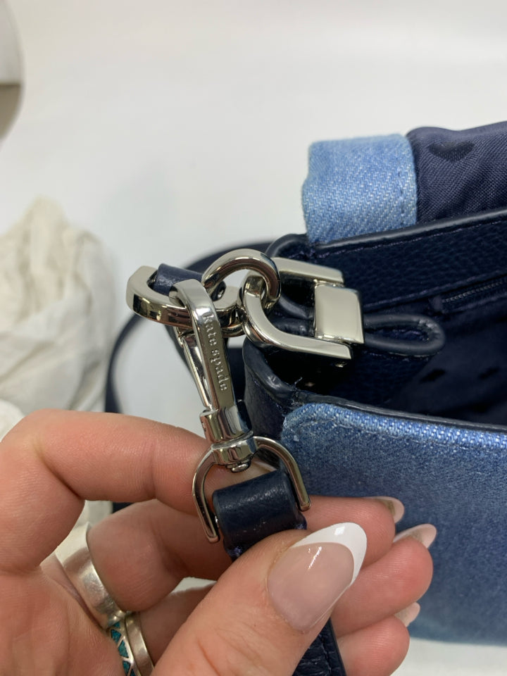 Kate Spade Denim Leila Medium Flap Shoulder Bag