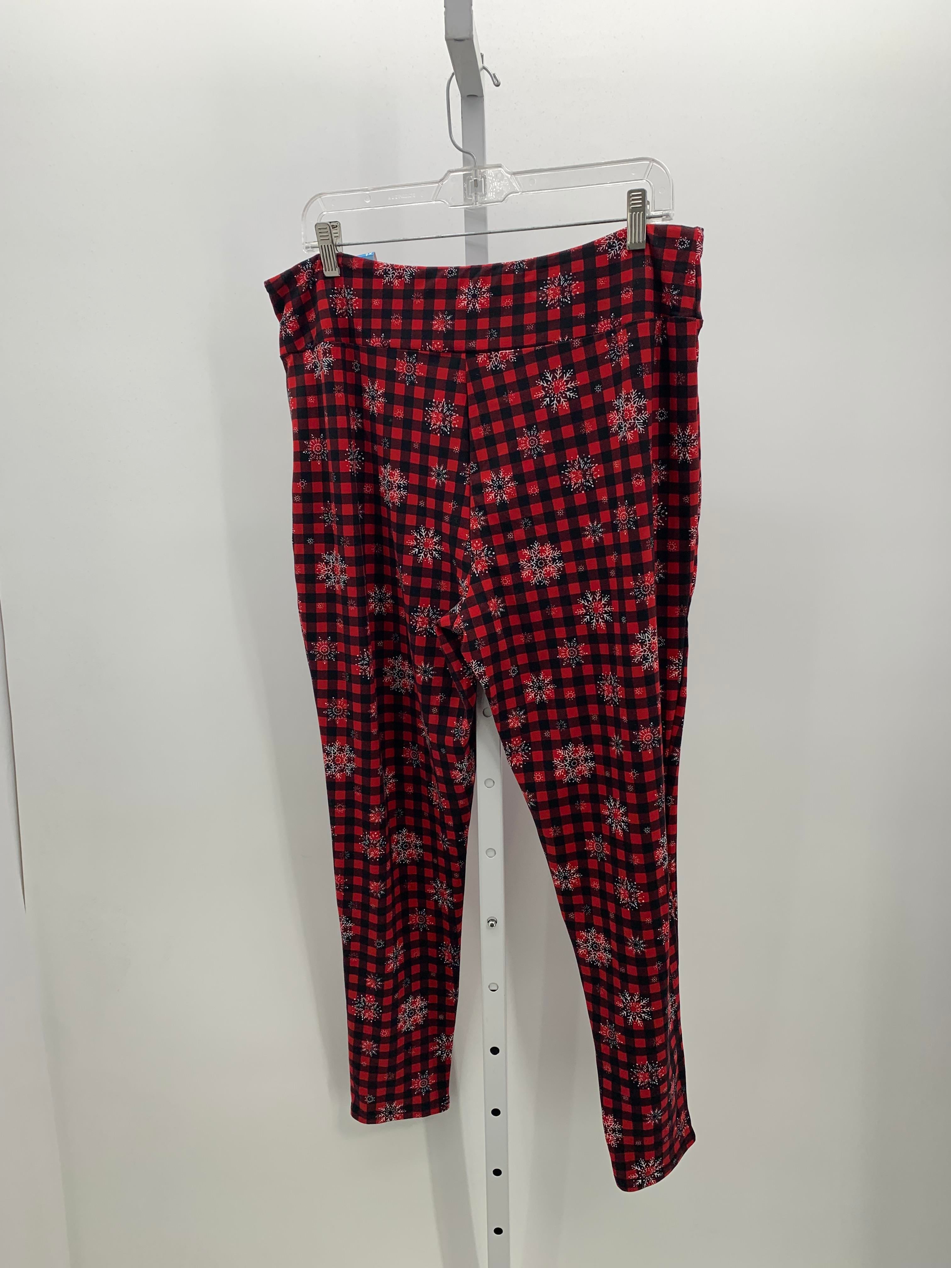 NEW PLAID SNOWFLAKES LEGGINGS.