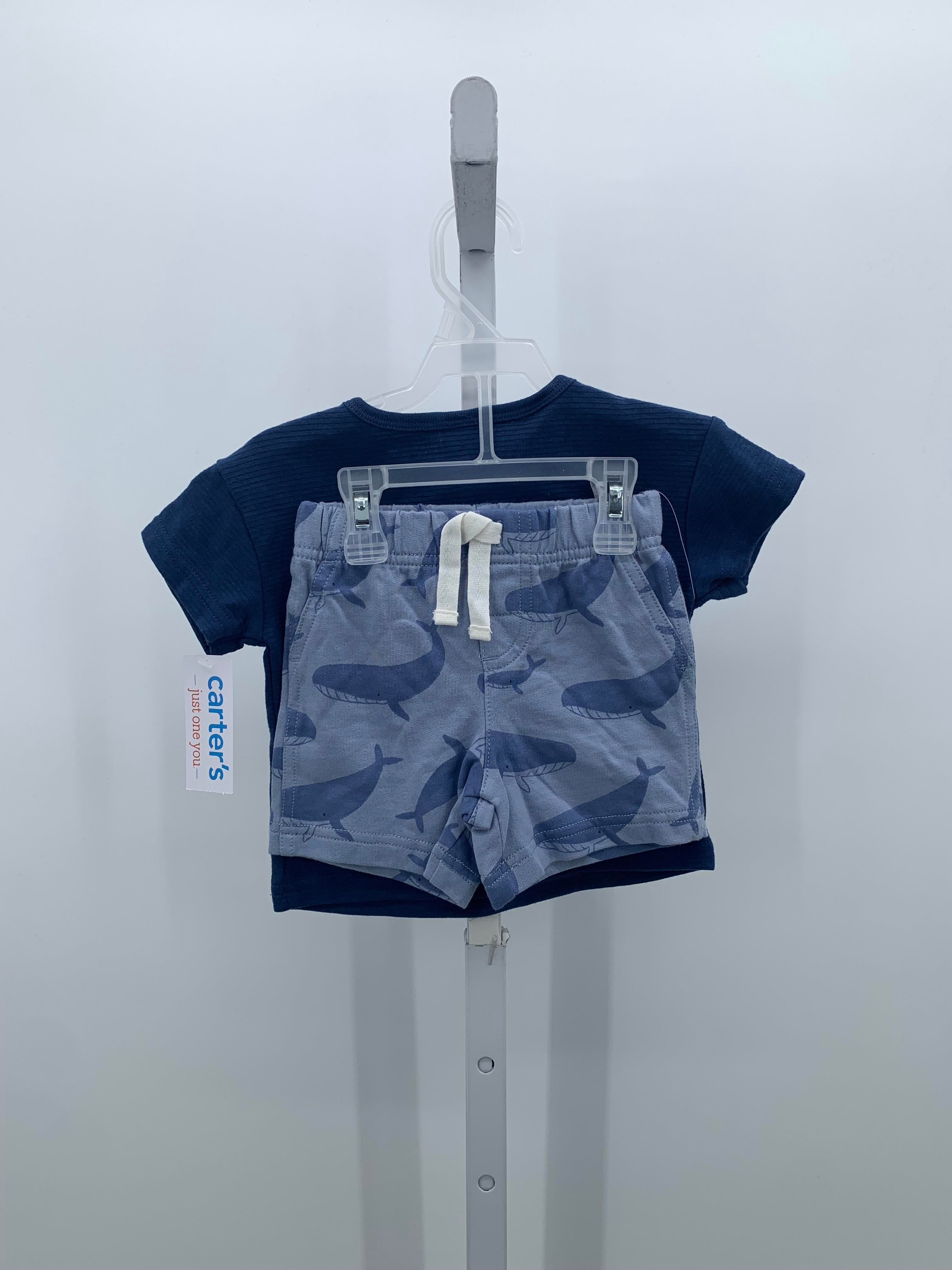 NEW HENLEY TEE AND WHALES SHORTS
