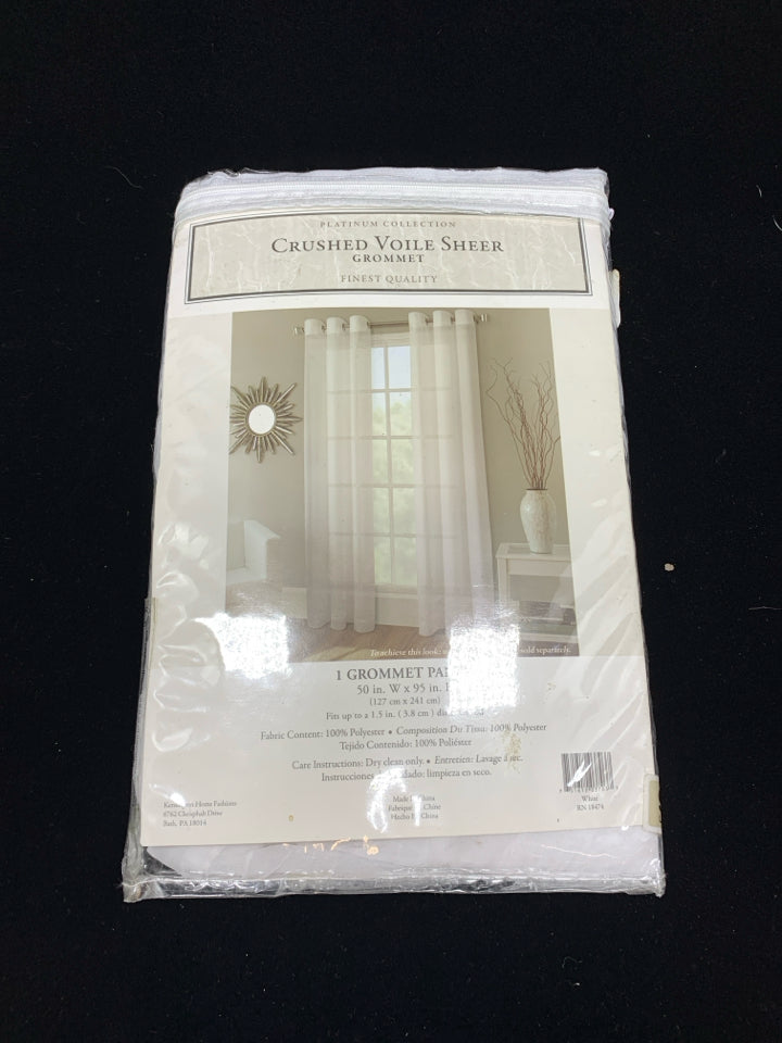 SHEER CURTAIN PANEL.