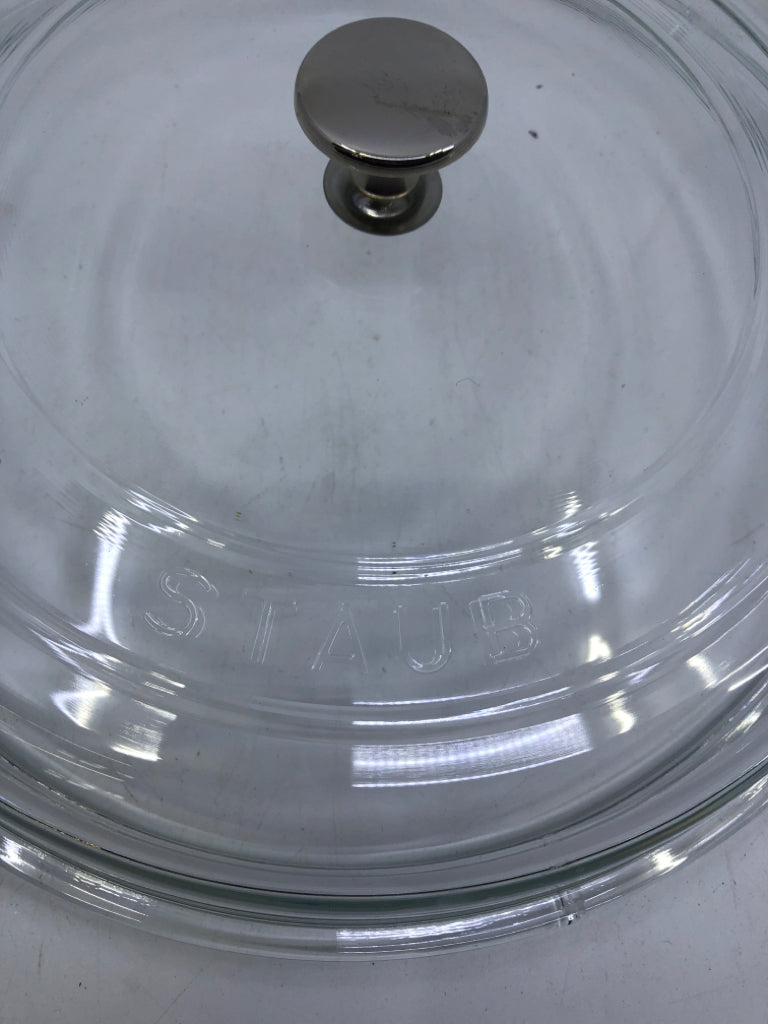 NEW GREY STAUB EVERYTHING BRAISER CAST IRON PAN W LID.