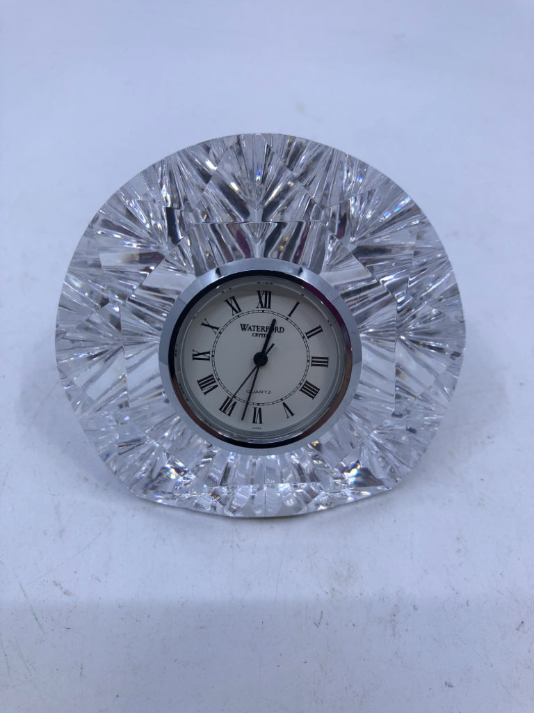 NIB WATERFORD CRYSTAL CLOCK.