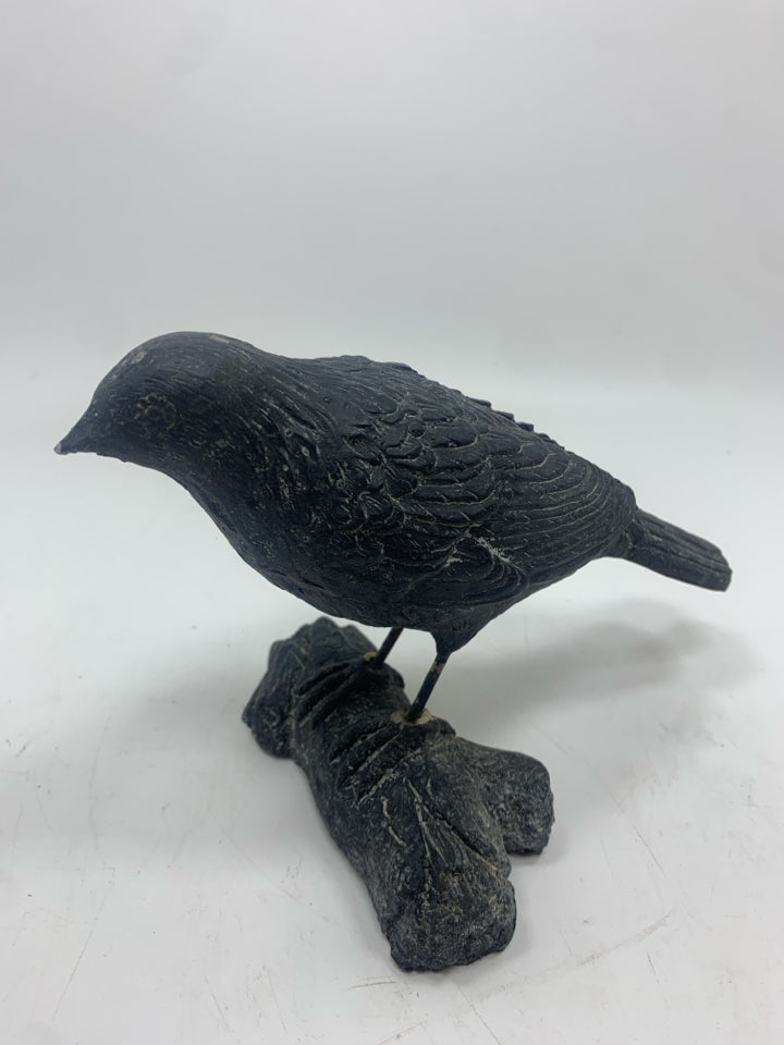 BLACK CROW FIGURINE.